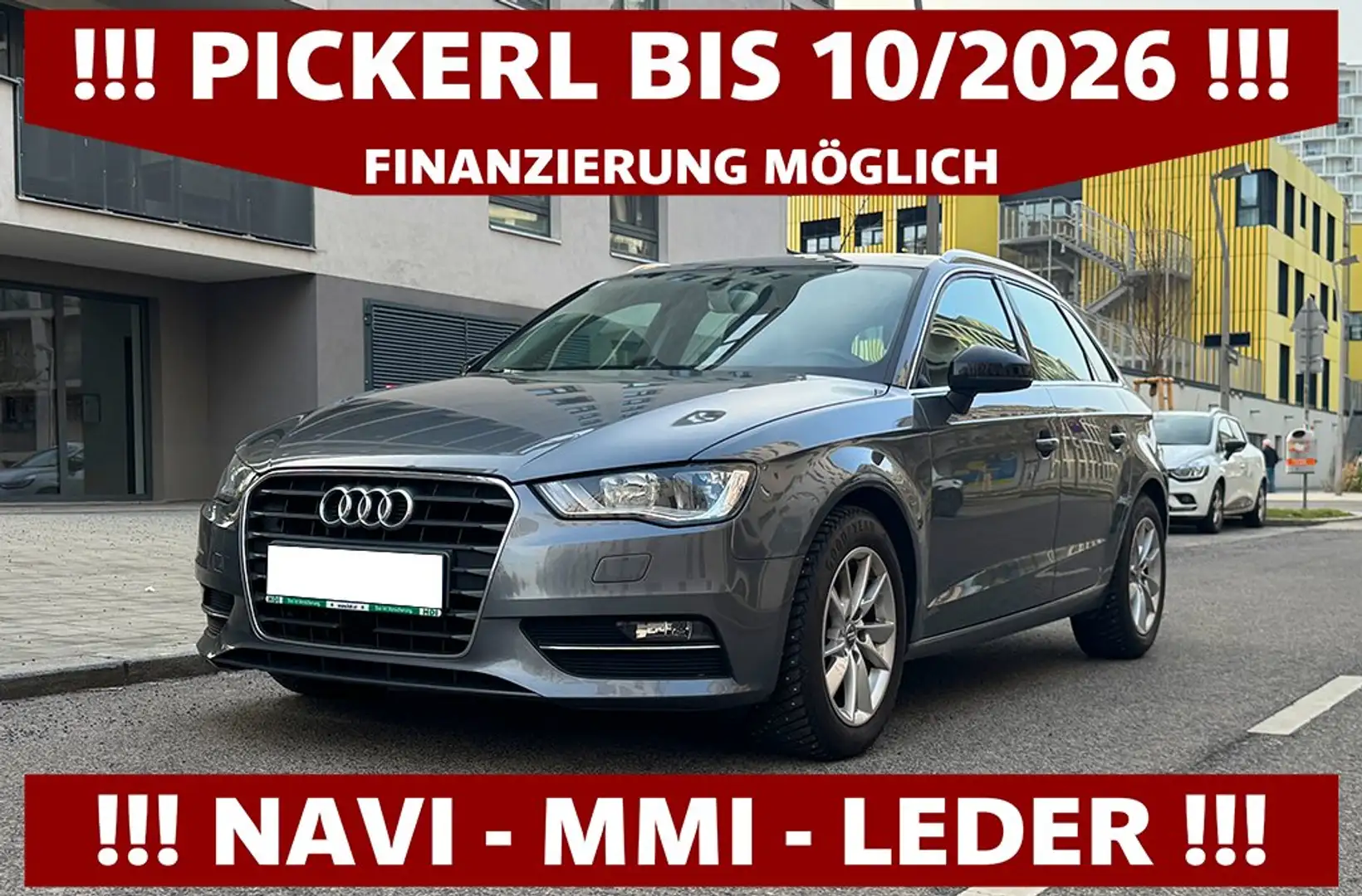 Audi A3 SB 1,6 TDI | PICKERL BIS 10/2026 Grau - 1
