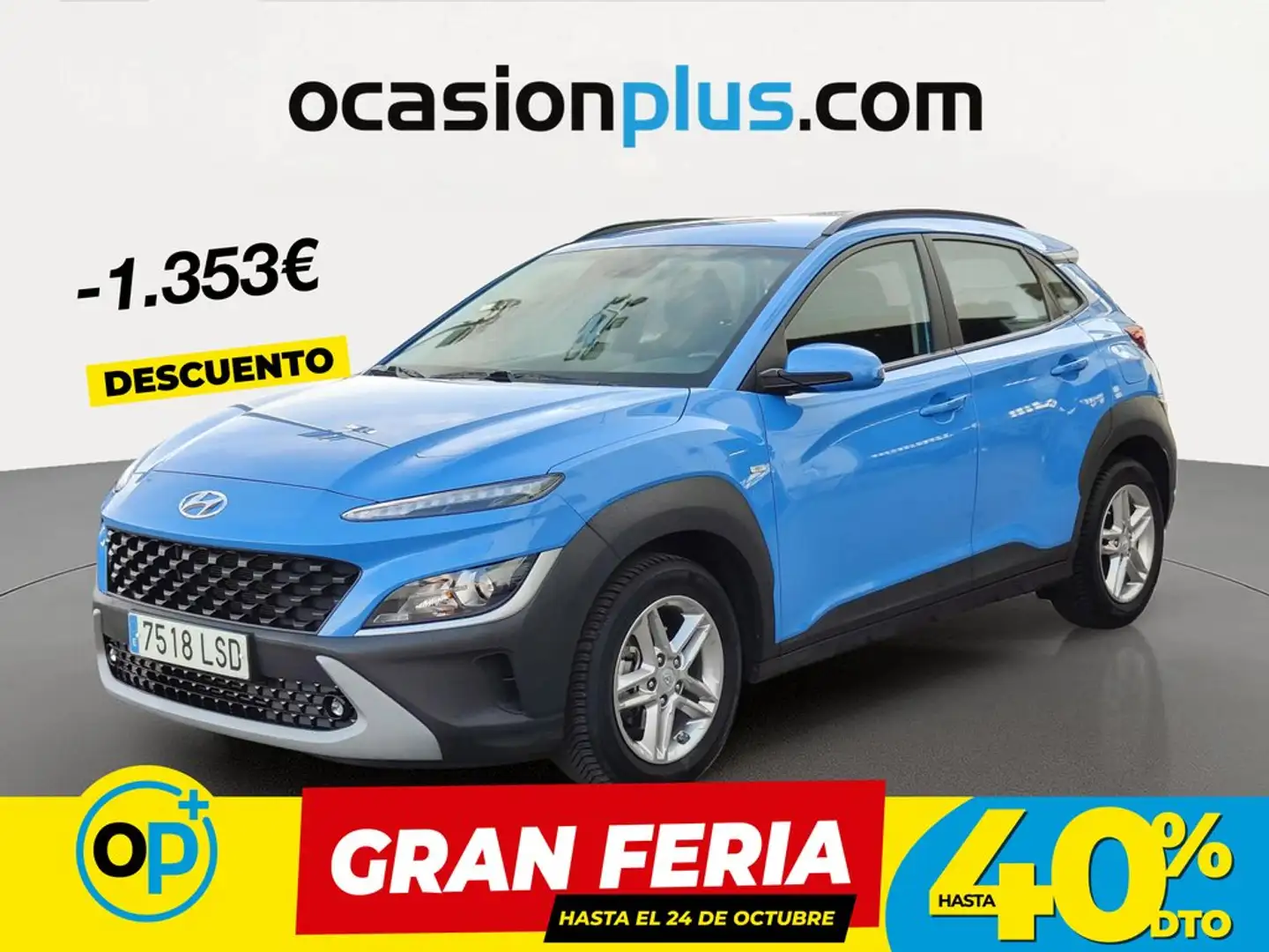 Hyundai KONA 1.0 TGDI 48V Maxx 4x2 Azul - 1