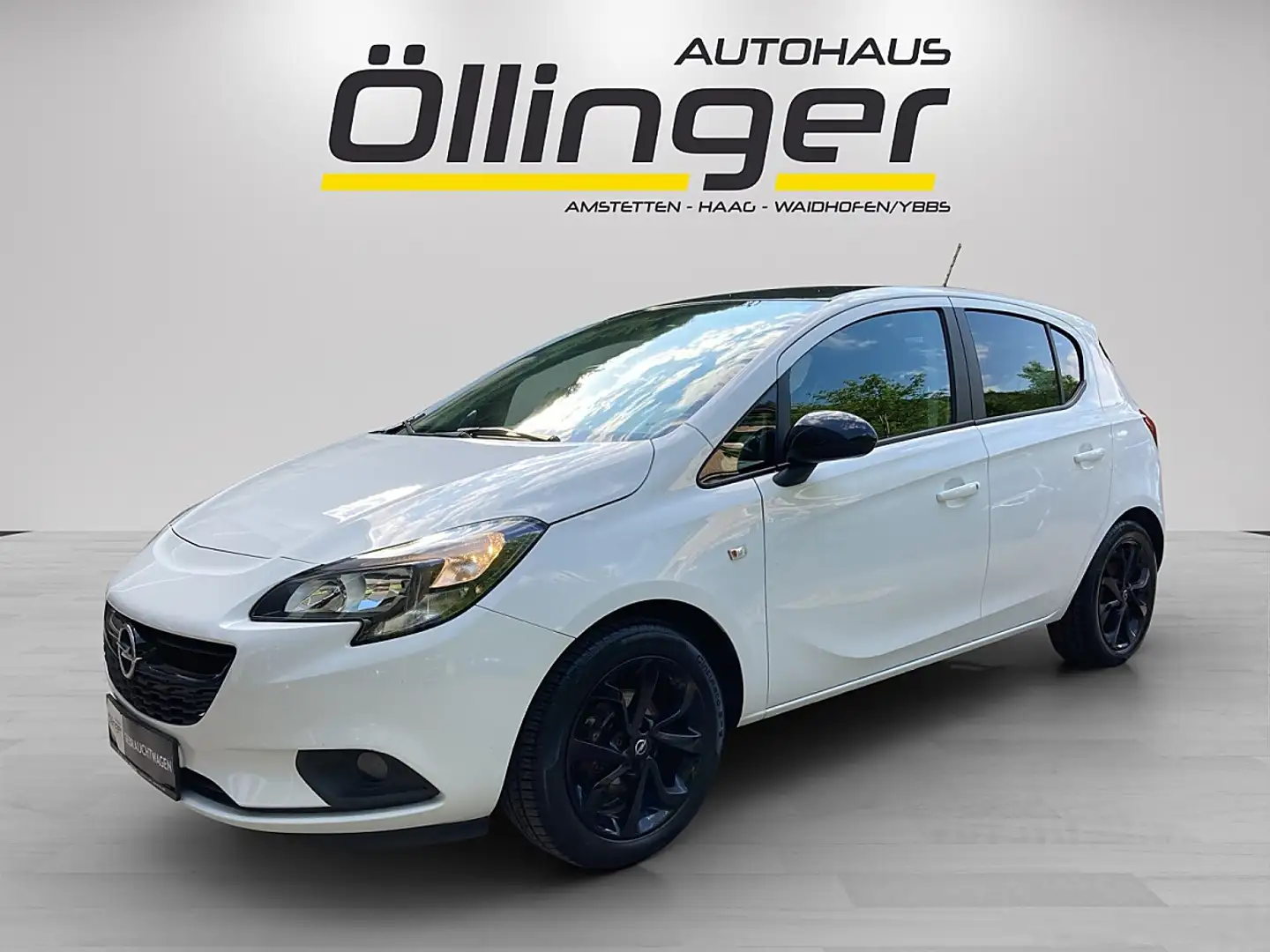 Opel Corsa 1,4 Black & White Weiß - 1