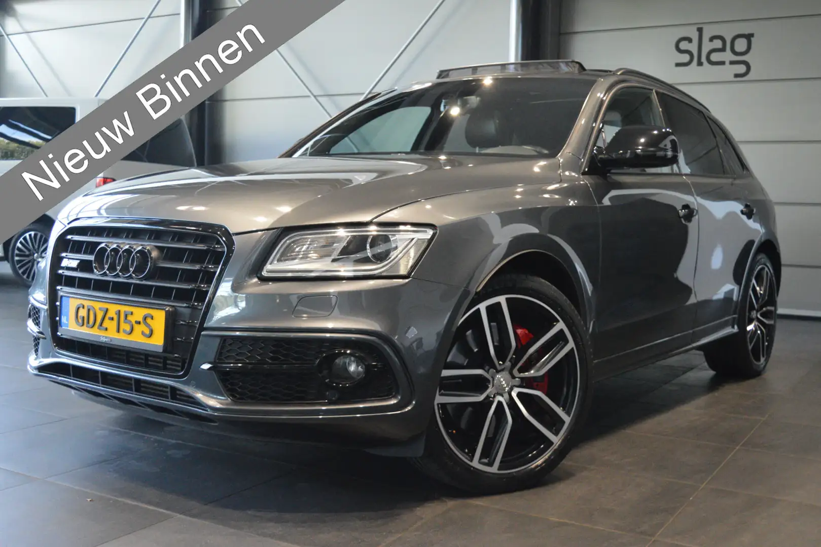 Audi SQ5 3.0 TDI Plus quattro pano leer trekhaak camera 21 Grau - 1