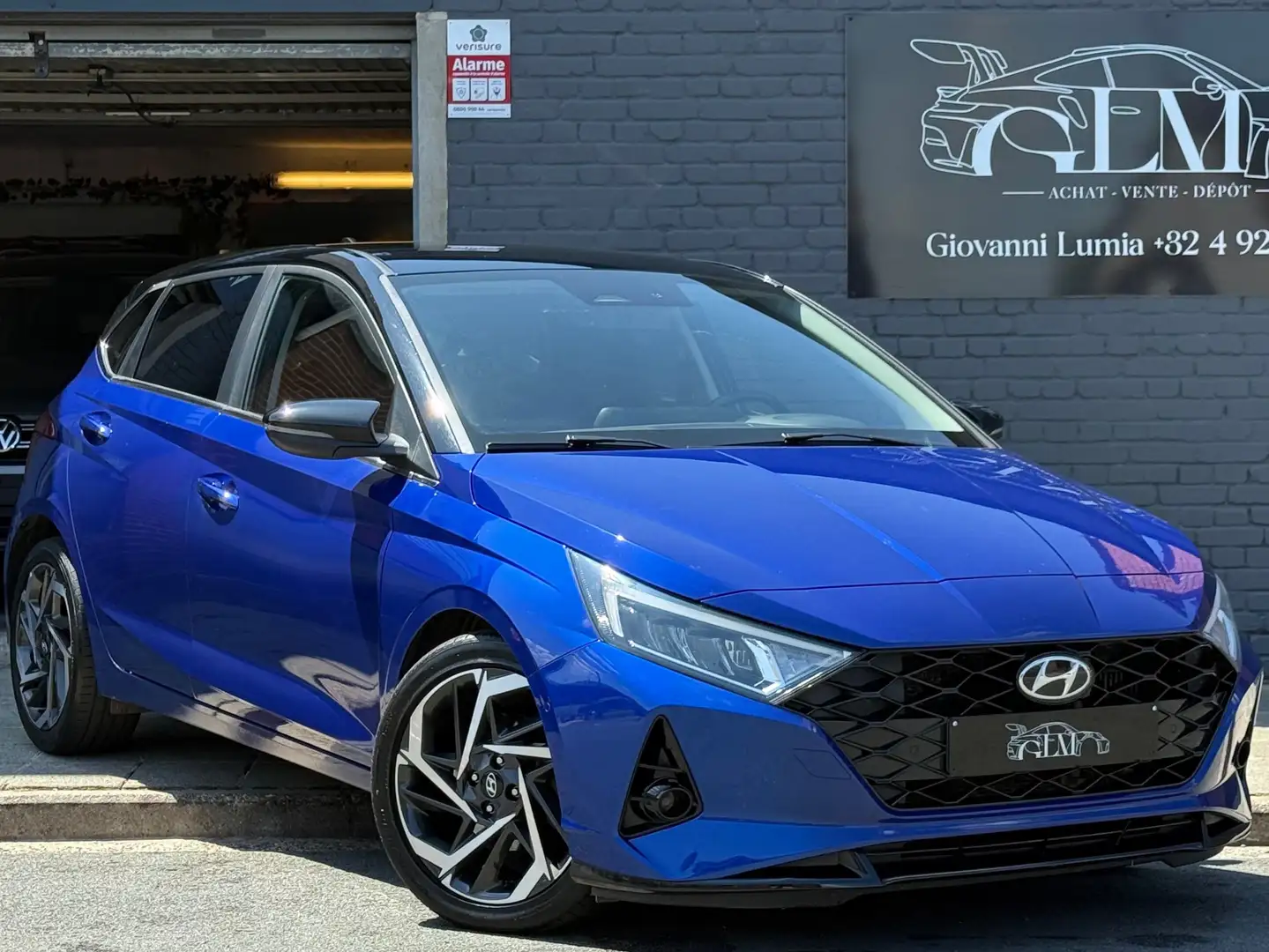 Hyundai i20 i20 1.0 T-GDi Sky N-Line * 1ERE PROPR* GART 12MOIS Bleu - 2