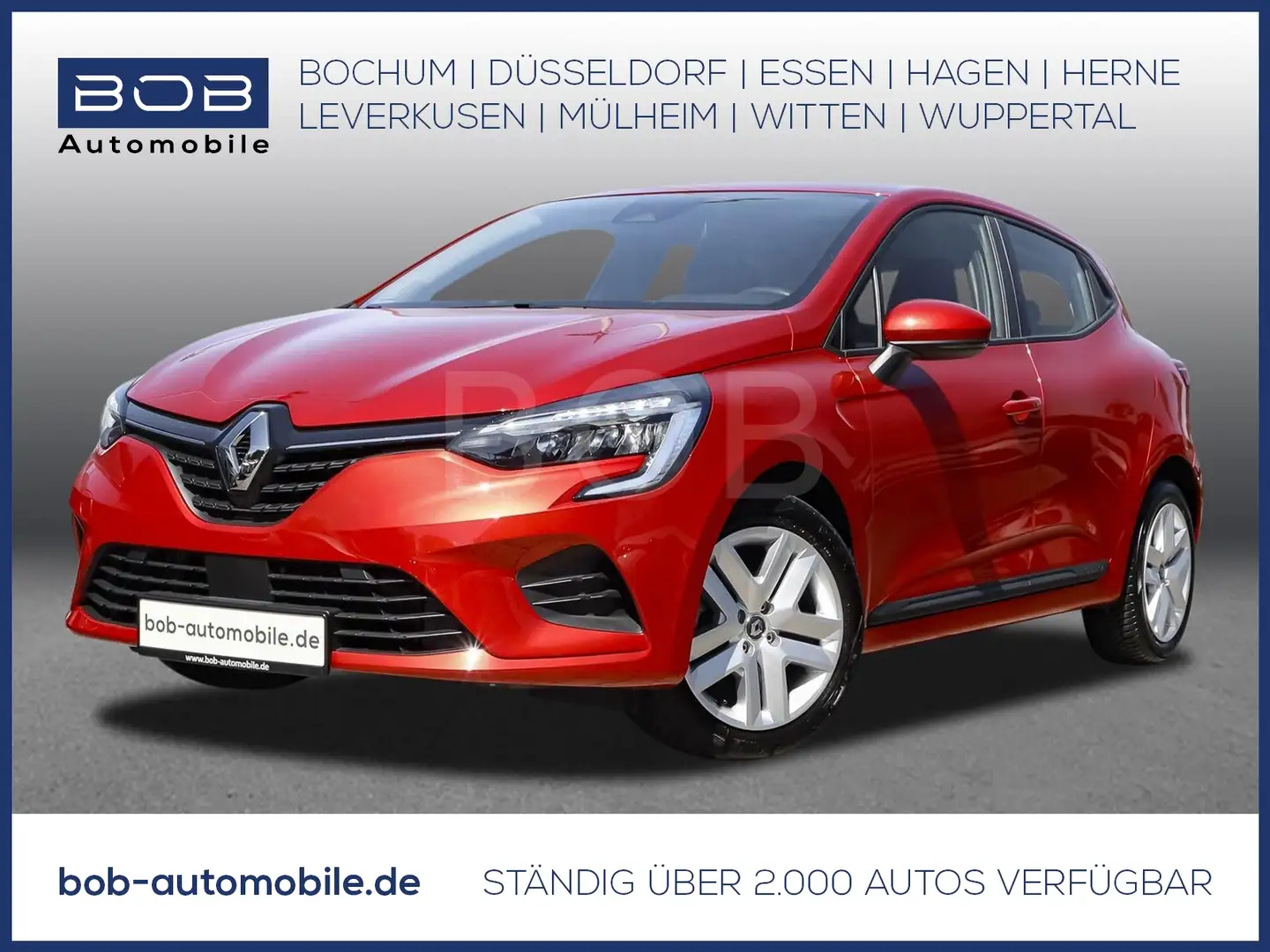 Renault Clio ZEN TCe 90 EDC NAVI SHZ KLIMA PDC GJR Rood - 1