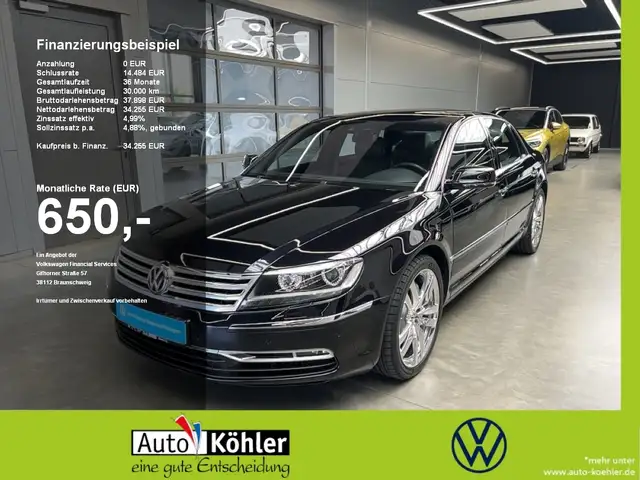 Volkswagen Phaeton 4.2 V8 4-Sitzer Lang Volleder Black+Pano