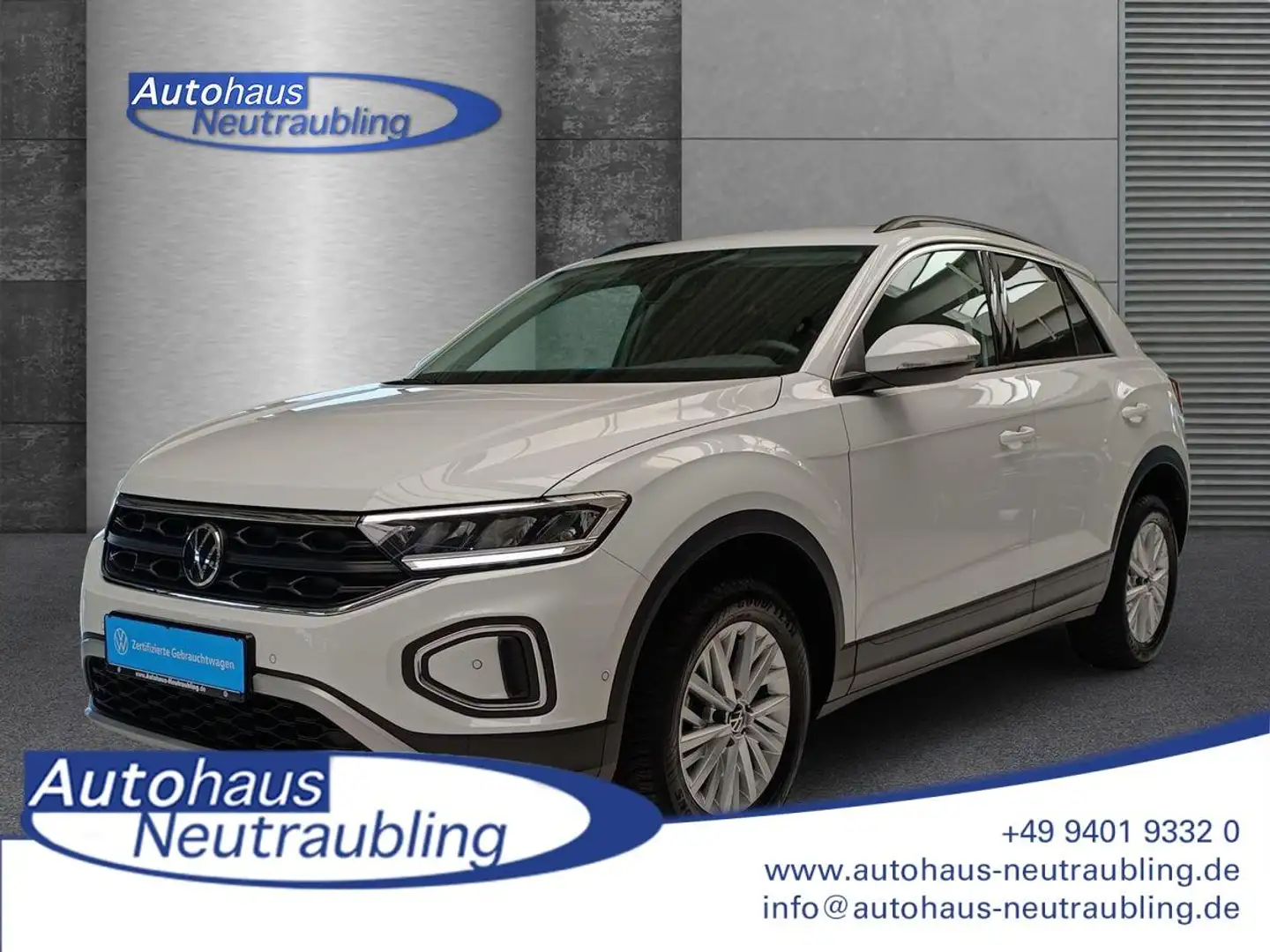 Volkswagen T-Roc 1.0 TSI "LIFE" 116 PS +NAVI+SHZ+PDC+ Blanc - 1