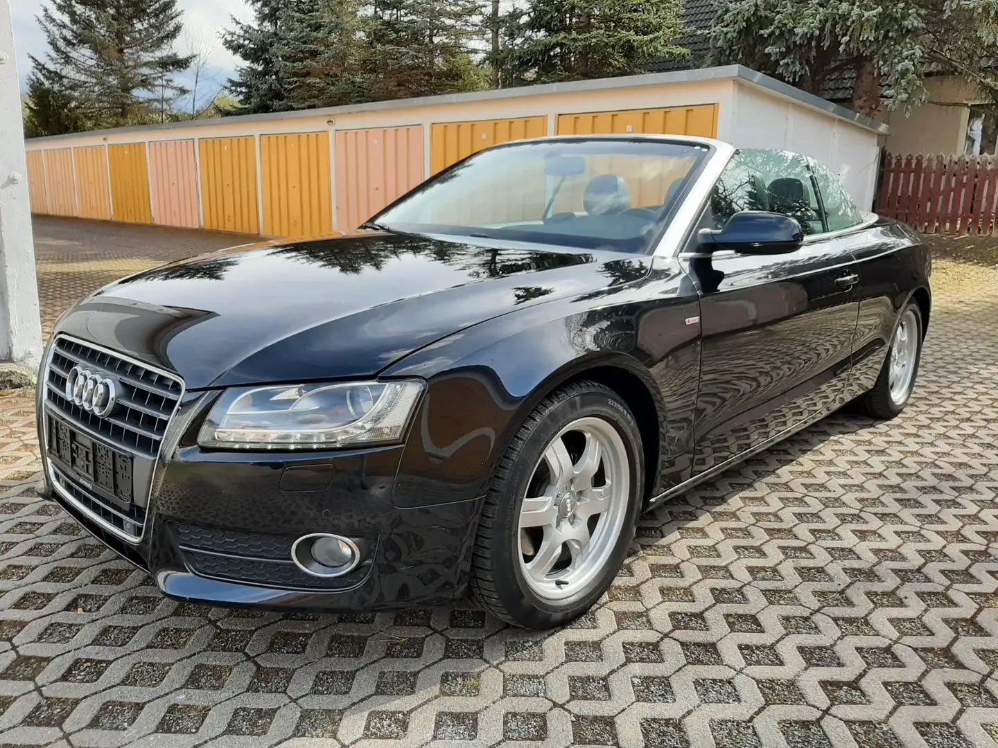 Audi A5 Cabriolet 2.0 TFSI S - line, Bi-Xenon,Tüv neu Schwarz - 1