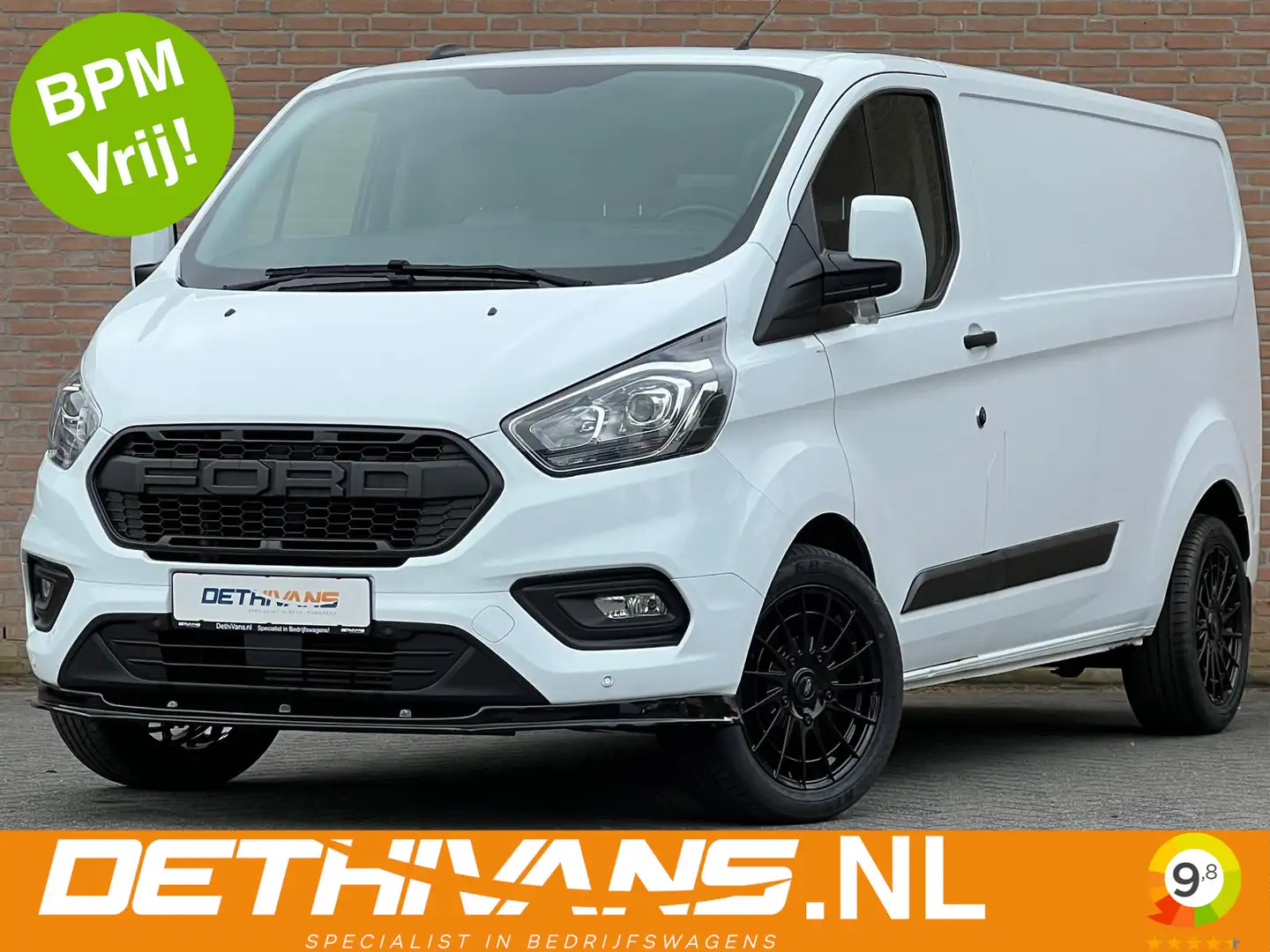 Ford Transit Custom 2.0TDCI 130PK Lang / 2.800KG Trekhaak / Euro6 Wit - 1