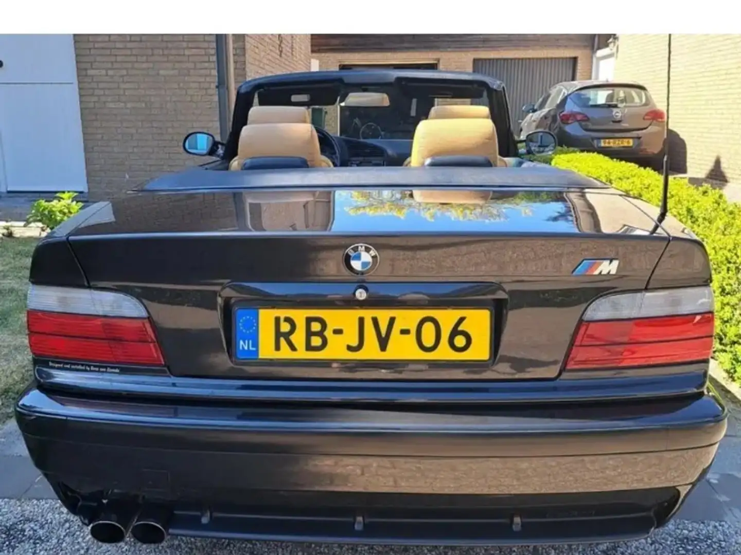 BMW 325 325i Cabriolet diamant zwart Zwart - 2