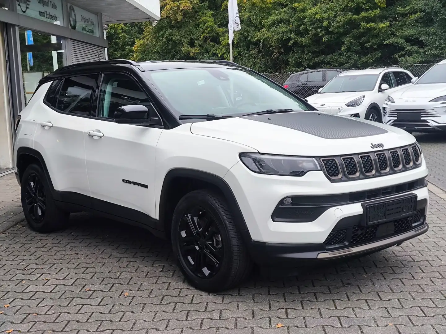 Jeep Compass Upland 4WD PHEV VIRTU+NAVI+SHZ+KAM+ACC+ Blanc - 2