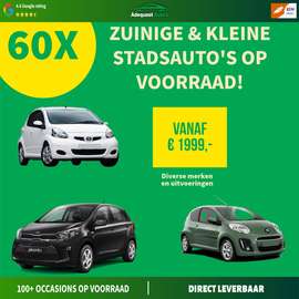 60X Kleine auto's op voorraad v.a €2000