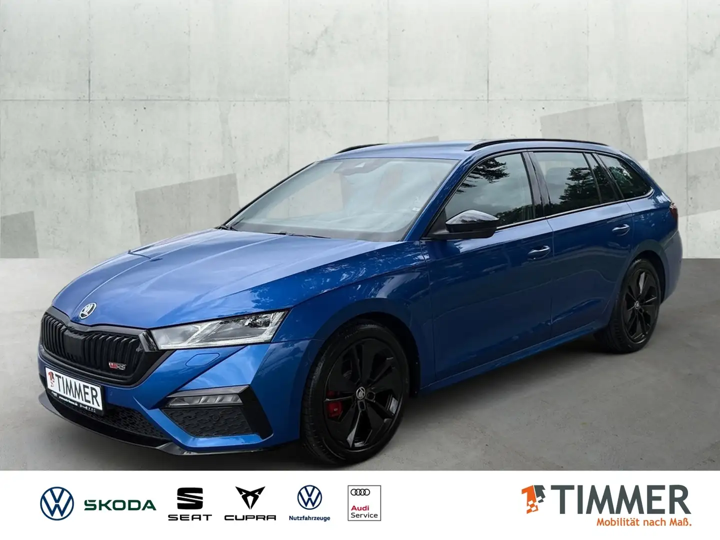 Skoda Octavia Combi 2.0 TDI DSG RS *MATRIX *ACC *RKAM *HuD *NAV Blau - 1