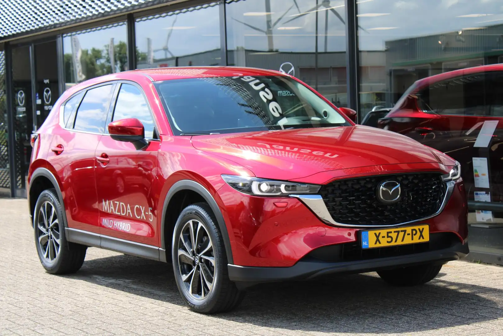 Mazda CX-5 2.0 e-SkyActiv-G M Hybrid 165 Exclusive-Line+Com.P Rood - 2