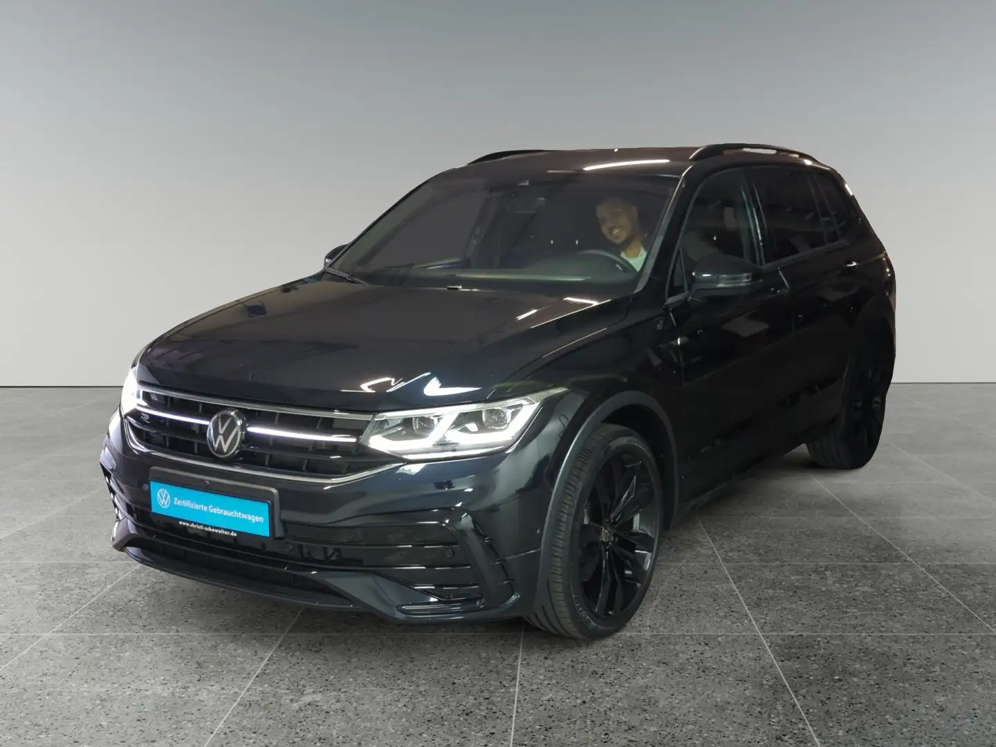 Volkswagen Tiguan Allspace 2.0 TDI 4M DSG R-Line AHK MATRIX Schwarz - 2