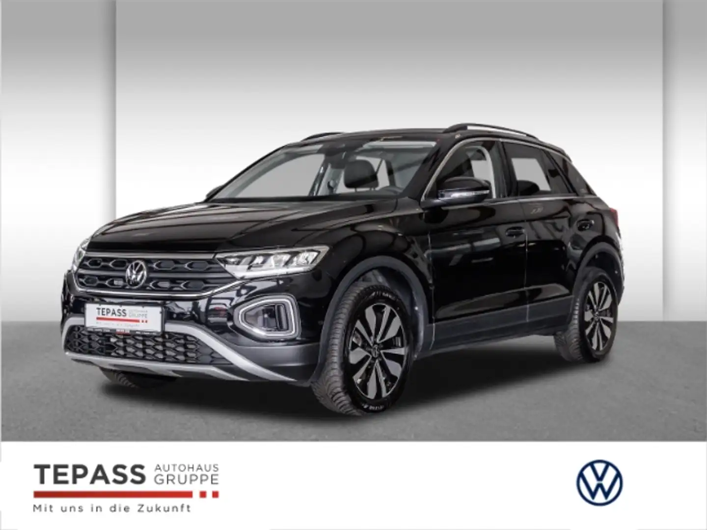 Volkswagen T-Roc 1.0 l TSI Goal KLIMA LED APP PDC Zwart - 1