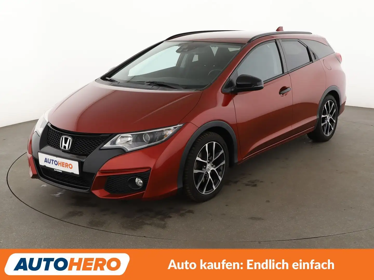 Honda Civic 1.8 i-VTEC Sport Aut*NAVI*TEMPO*CAM*KLIMA* Rot - 1