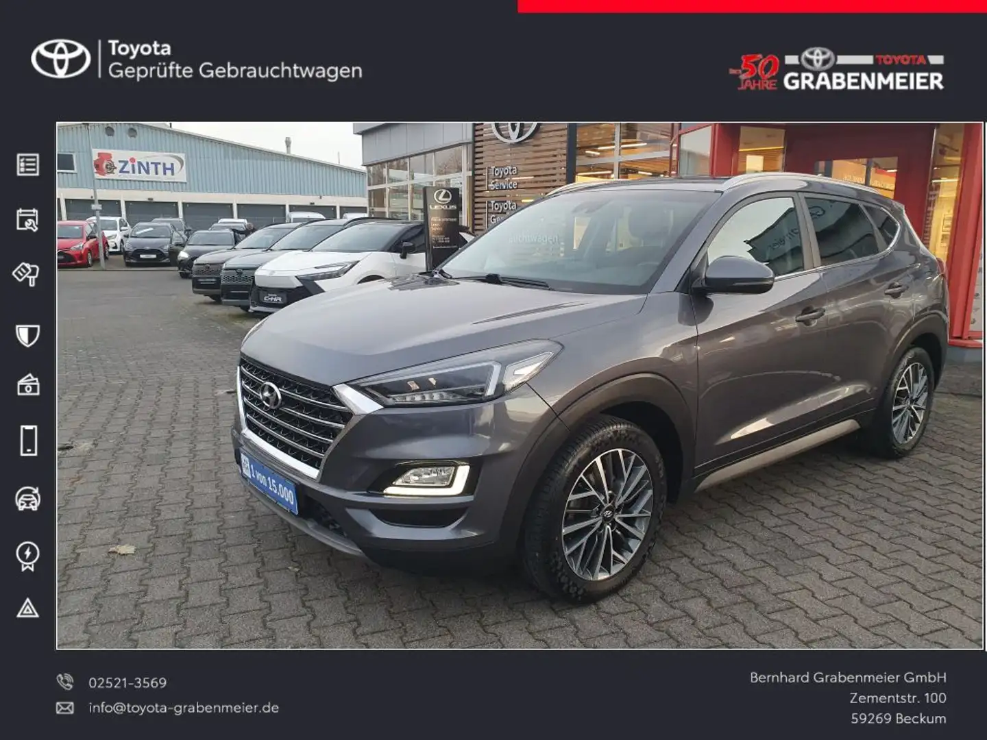 Hyundai TUCSON blue 1.6 CRDi 2WD DCT Style - 1