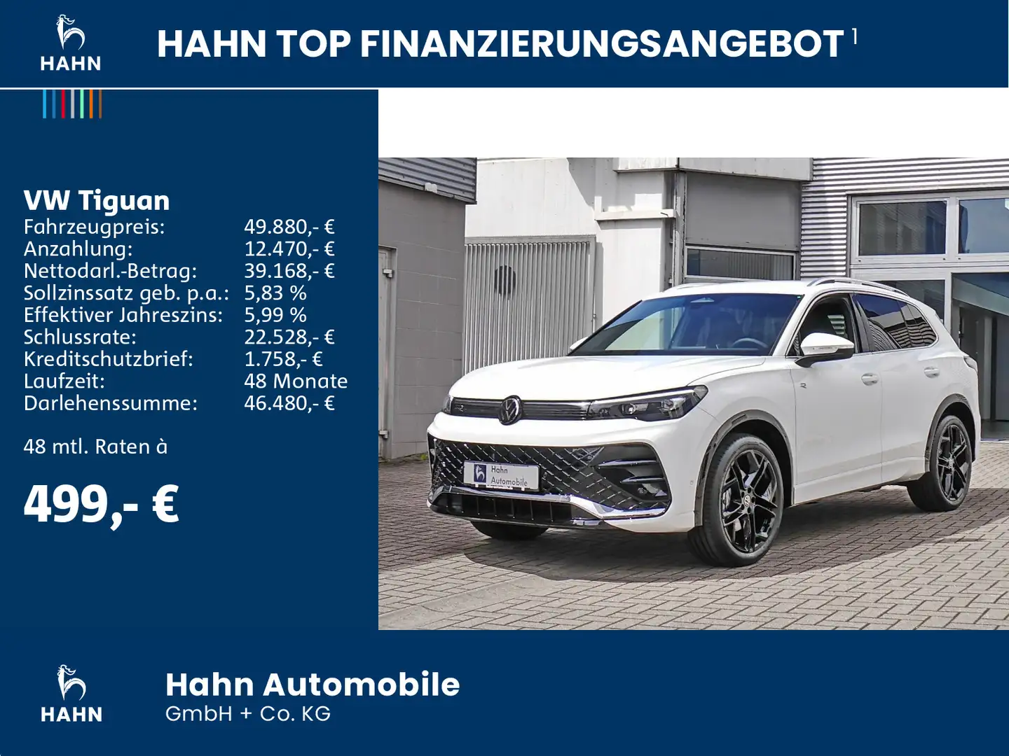 Volkswagen Tiguan R-Line 2,0 l TDI SCR 110 kW Blanc - 2