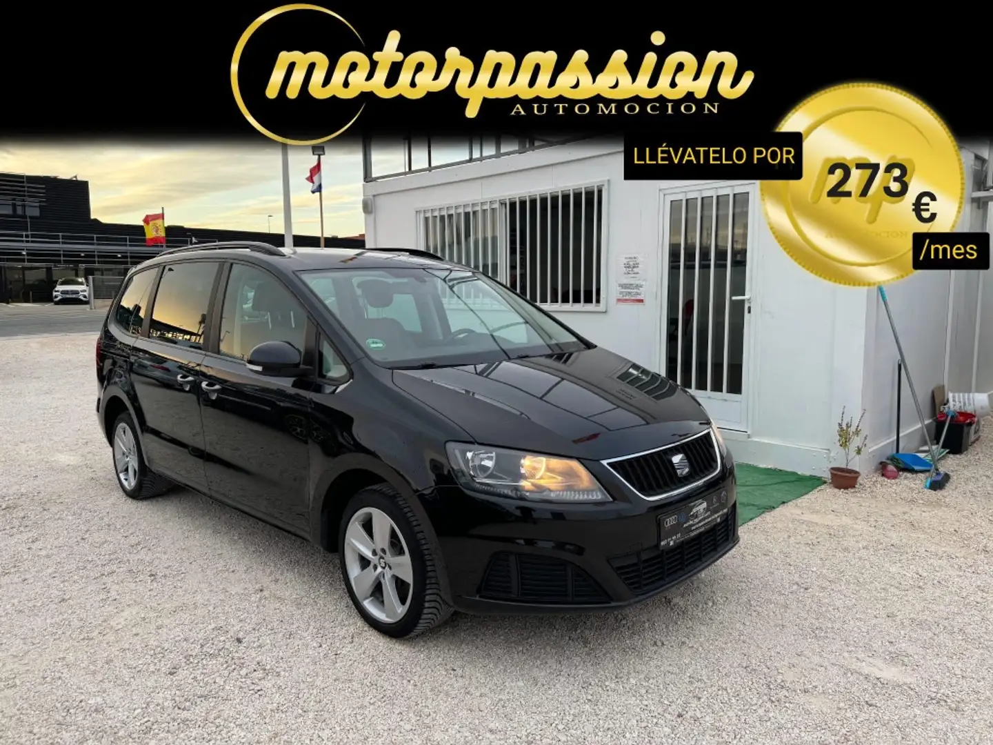 SEAT Alhambra Monovolumen Automático de 5 Puertas Negro - 1