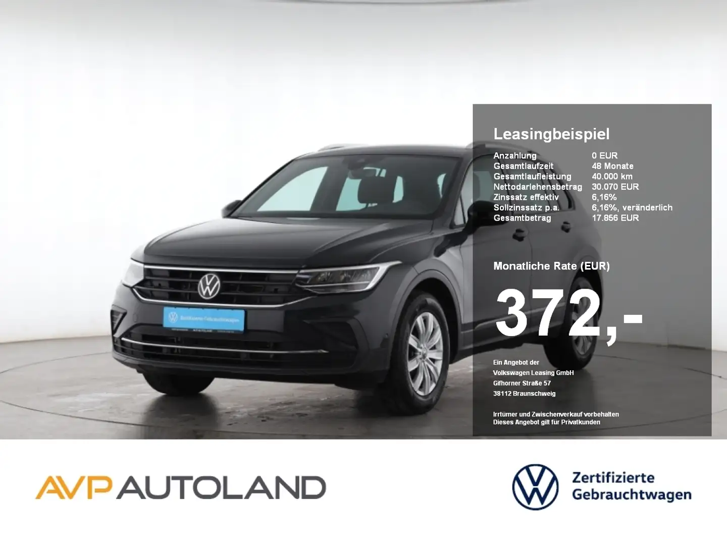Volkswagen Tiguan 1.5 TSI ACTIVE | AHK | NAVI | ACC | LED | Grau - 1