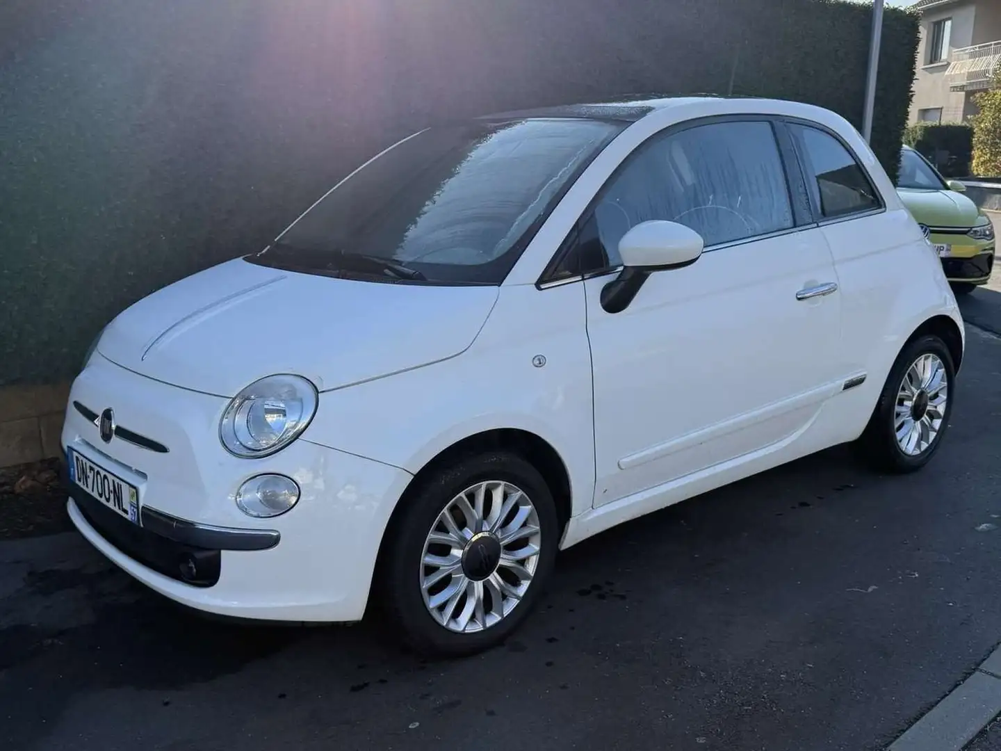 Fiat 500 500 1.2 8V 69 ch Popstar Blanc - 1