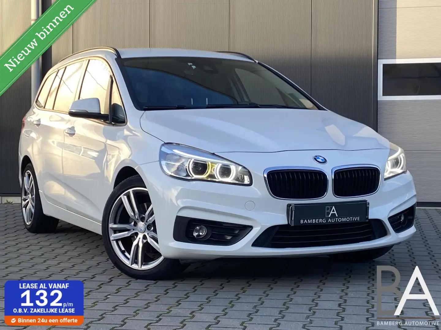BMW 218 2-serie Gran Tourer 218i Sport 7p. Blanc - 1