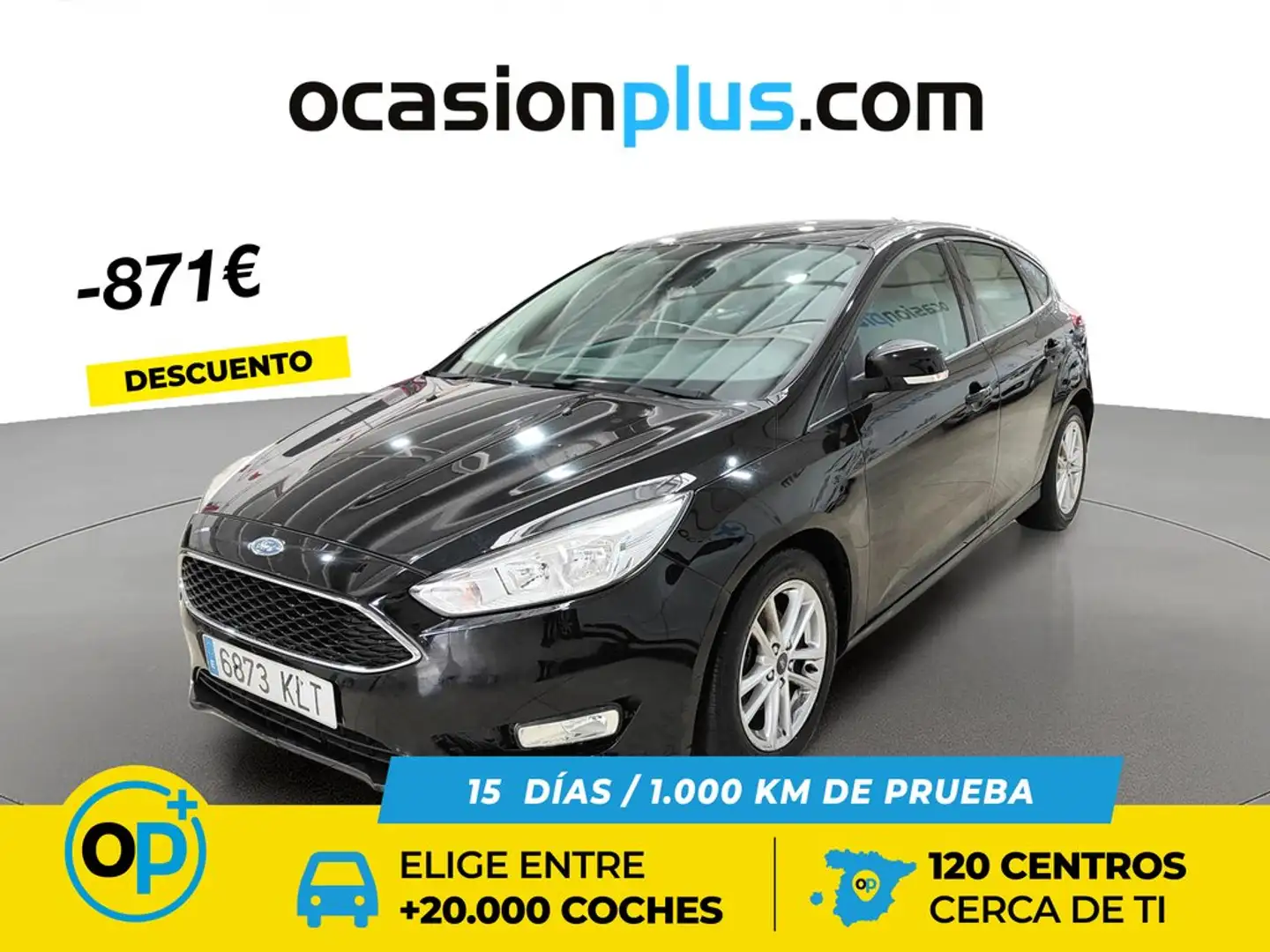 Ford Focus 1.6 TI-VCT Trend+ (flotas) Negro - 1