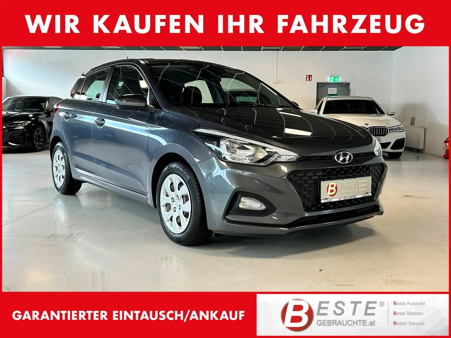 Hyundai i20 1,25 Level 2 Grau - 1