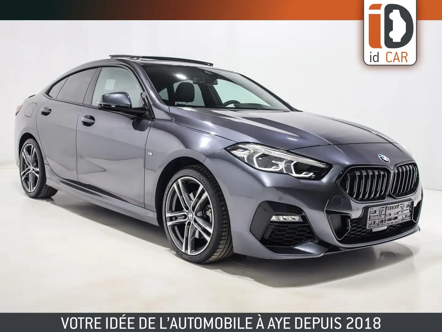 BMW 218 iA GRANCOUPE PACK M TOIT PANO CUIR GPS JA18 Grijs - 1