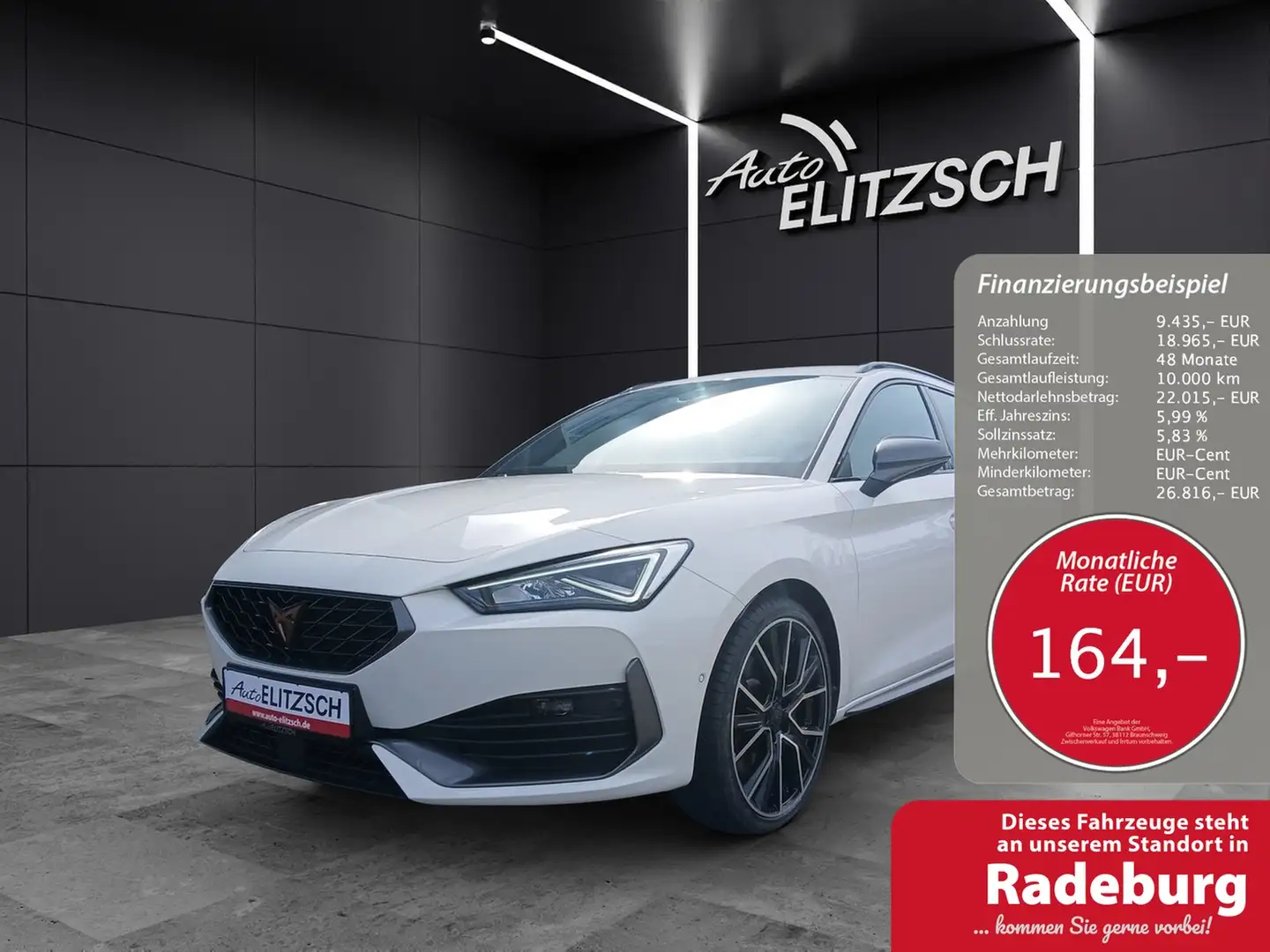 CUPRA Leon SP TSI DSG LED AHK Navi ACC RFK SH Weiß - 1