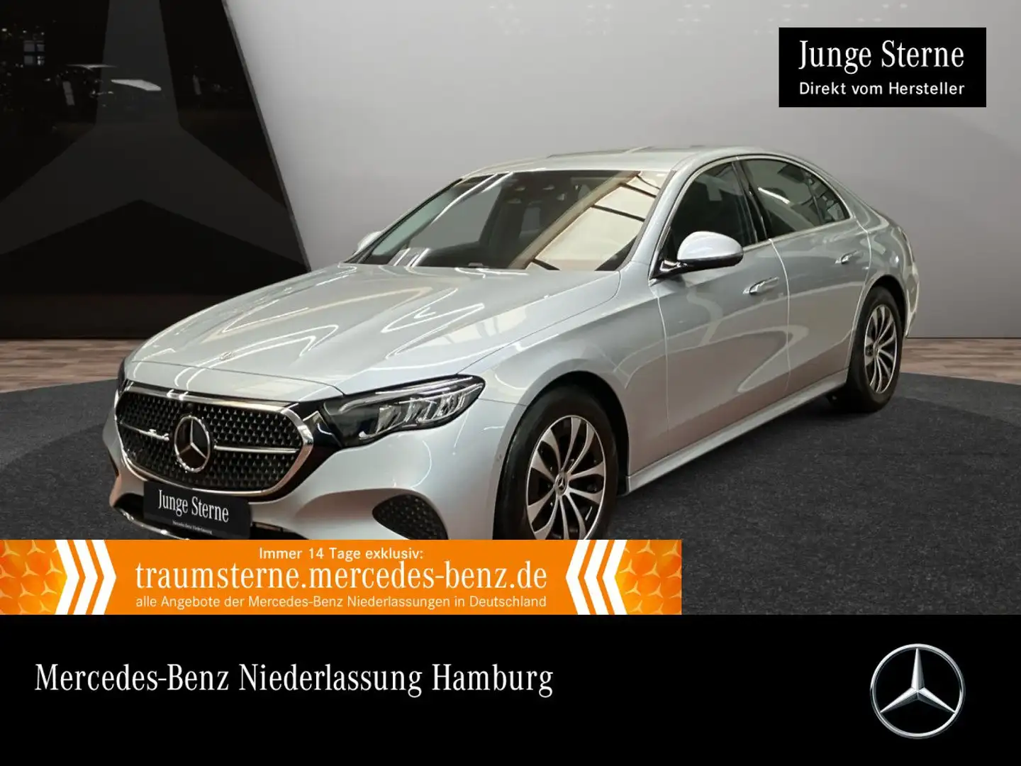 Mercedes-Benz E 220 d Avantgarde Fahrass Stdhzg Distr. LED AHK Silber - 1