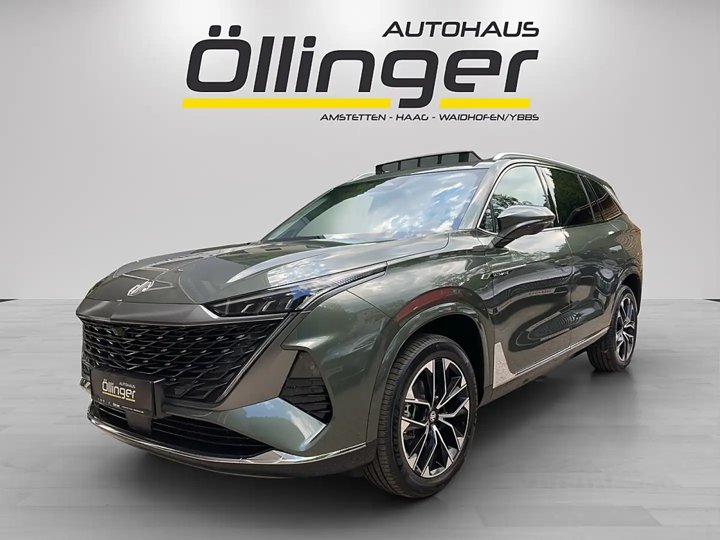 MG MGS9 1,5 PHEV Premium + Metallic! Grün - 1