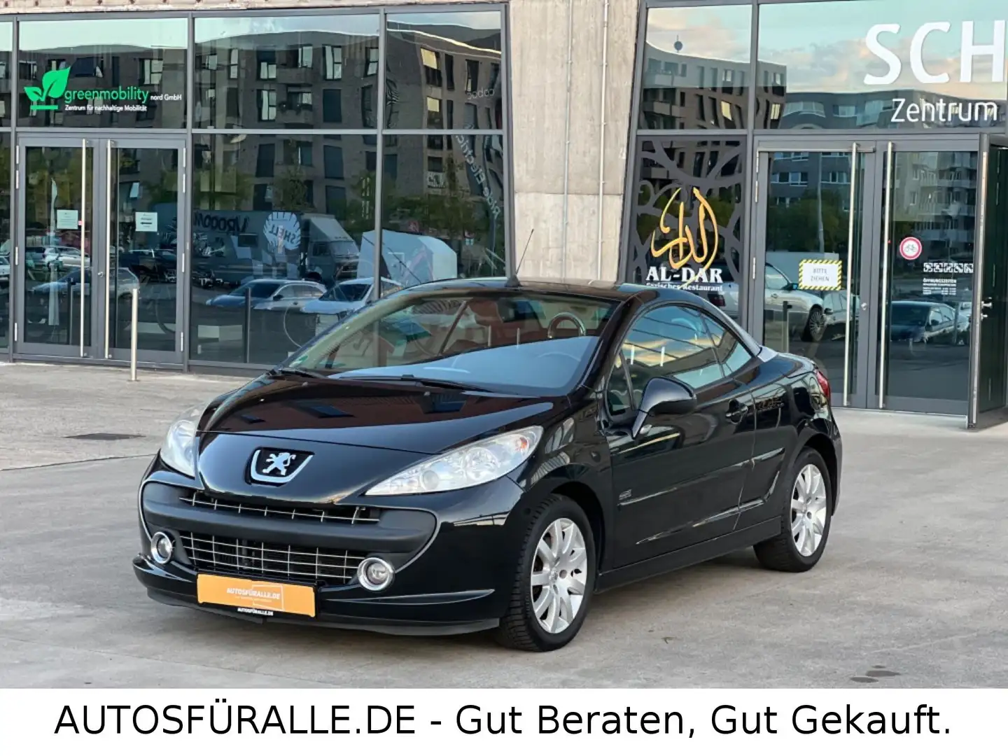 Peugeot 207 CC*Cabrio-Coupe*RolandGarros*Klima*8Fach*TOP! Schwarz - 1