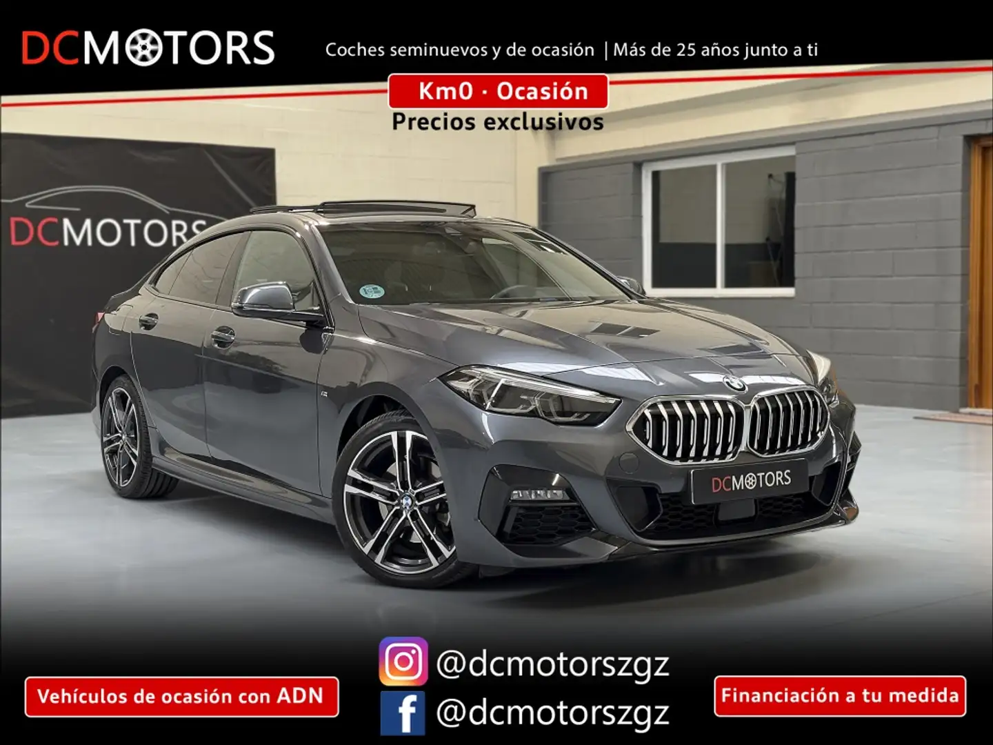BMW 218 218dA Gran Coupé M Sport Gris - 1