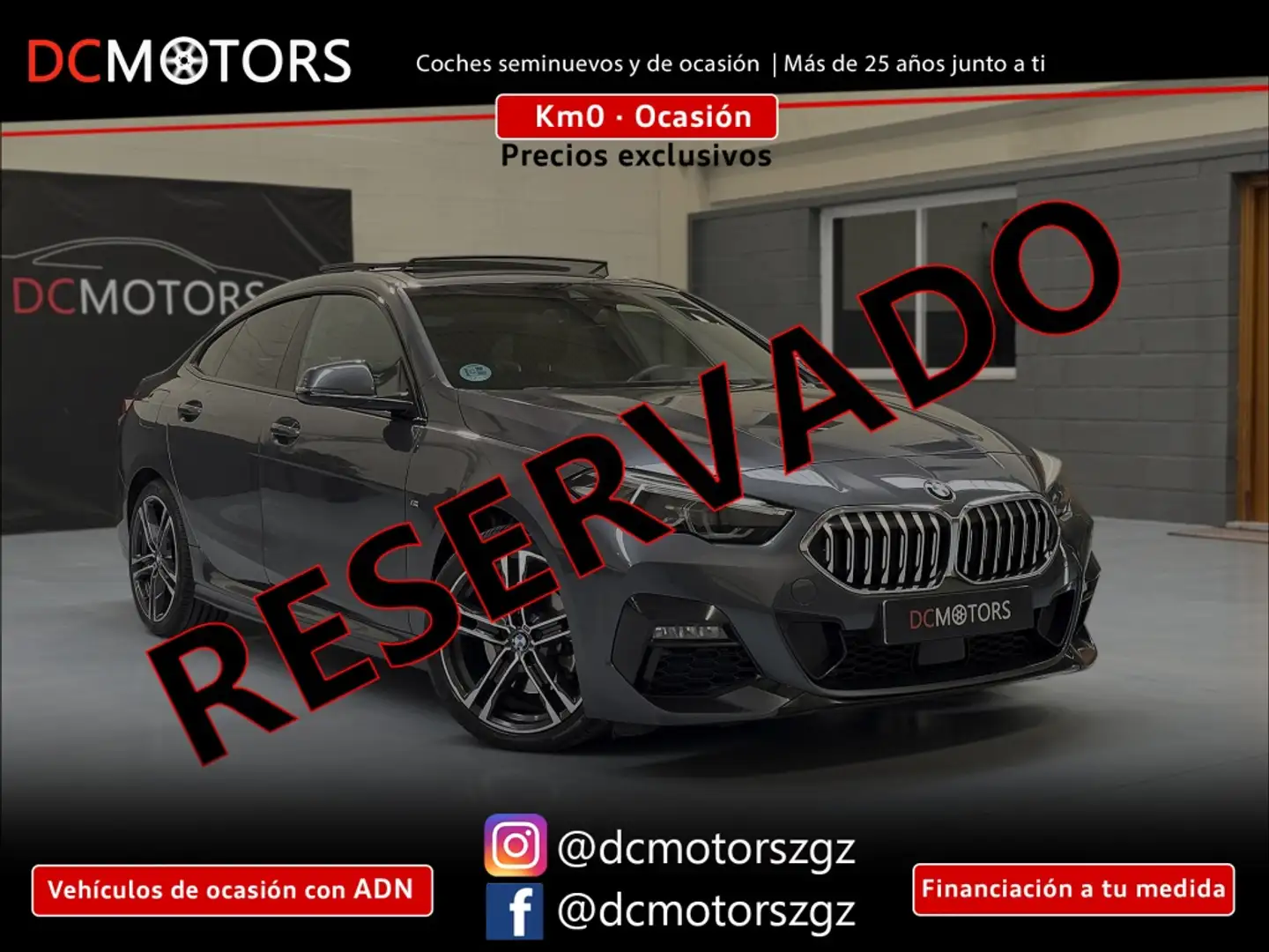 BMW 218 218dA Gran Coupé M Sport Grigio - 1