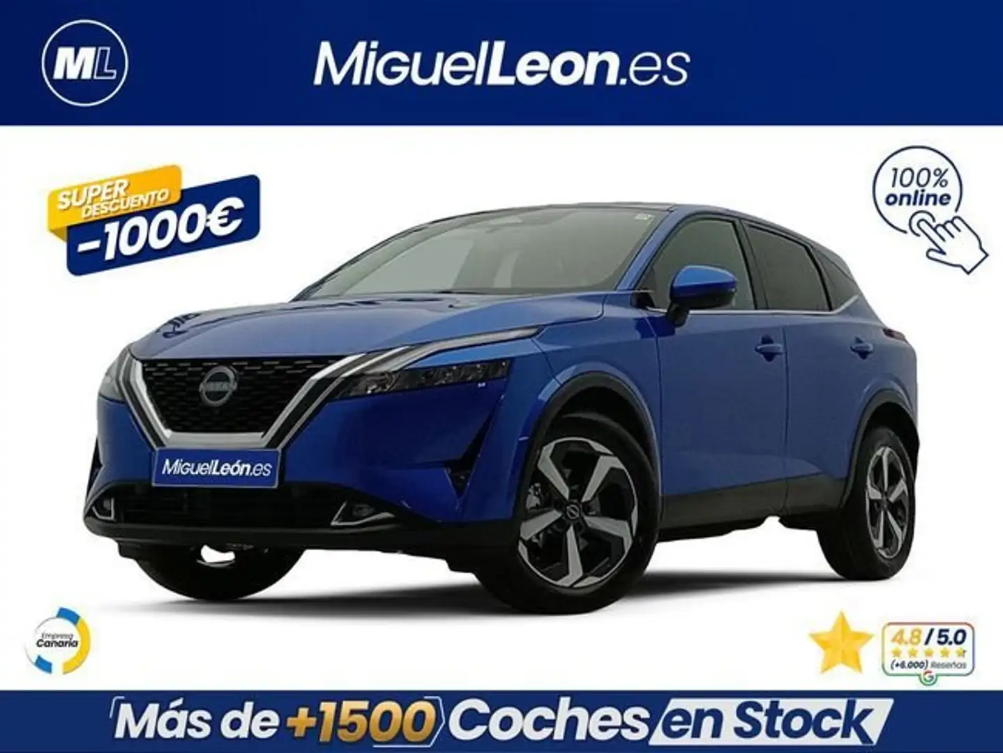 Nissan Qashqai DIG-T 103kW N-Connecta Azul - 1