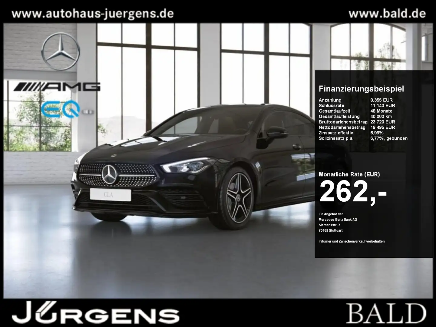 Mercedes-Benz CLA 200 AMG/Wide/LED/Amb/SHZ/Night/18" Negru - 1