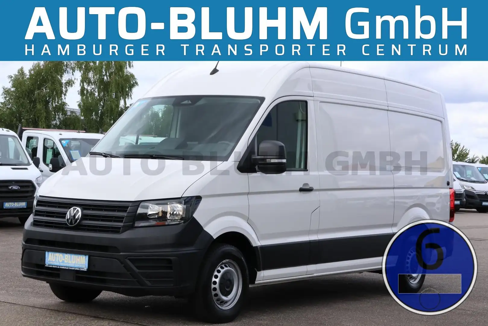 Volkswagen Crafter 35 TDI Kasten L3H3 + Navi Cam AC 3-Sitze Weiß - 1