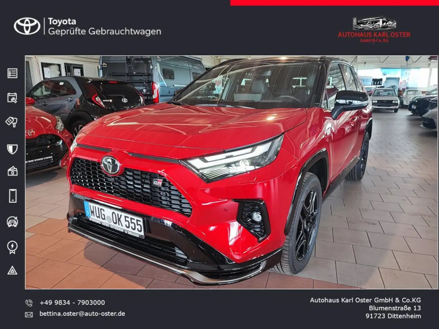 Toyota RAV 4 Plug-in-Hybrid GR SPORT Rot - 1