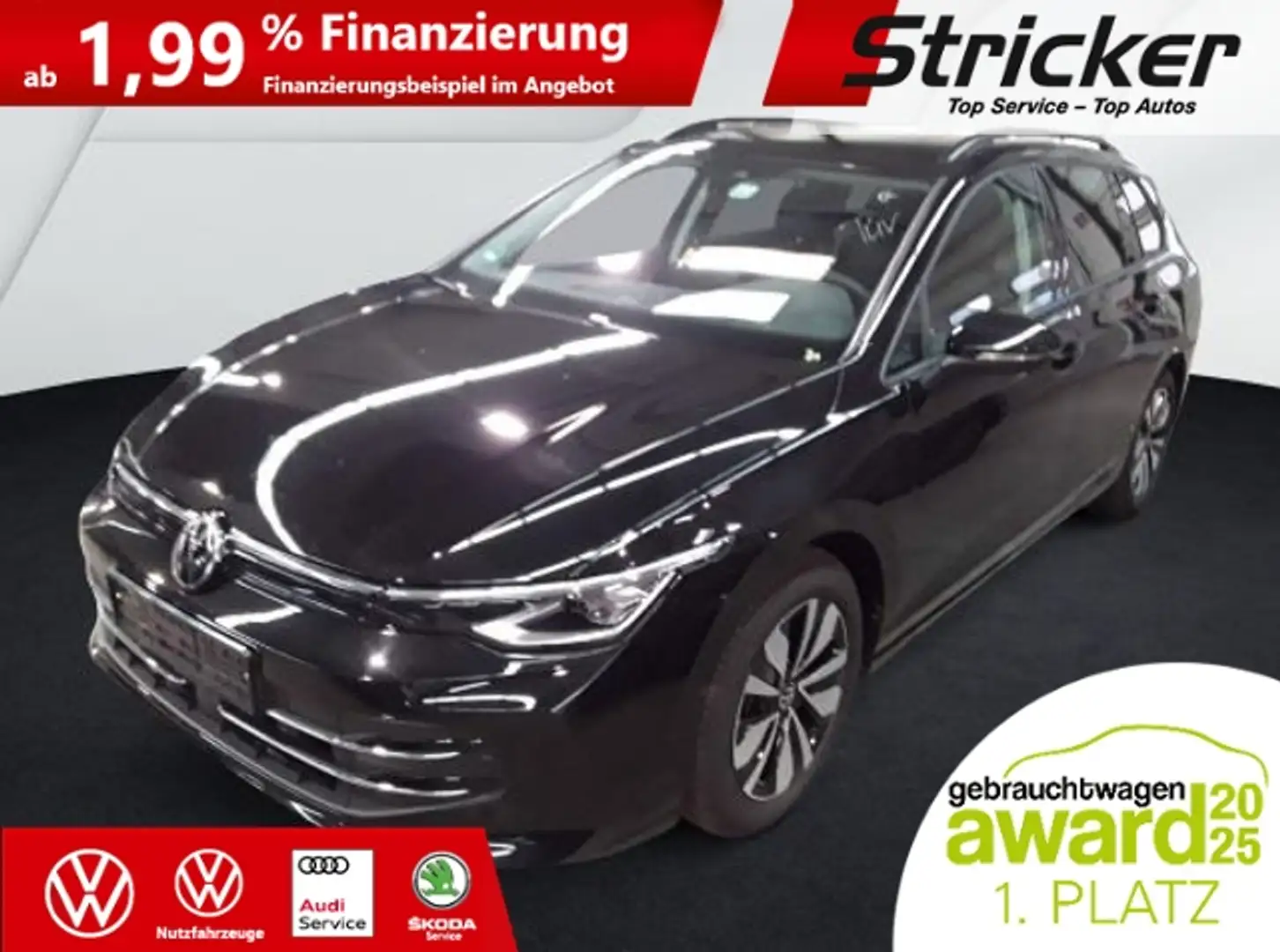 Volkswagen Golf Variant Variant GOAL 2.0TDI DSG 267,-ohne Anzahlung App-C Schwarz - 2