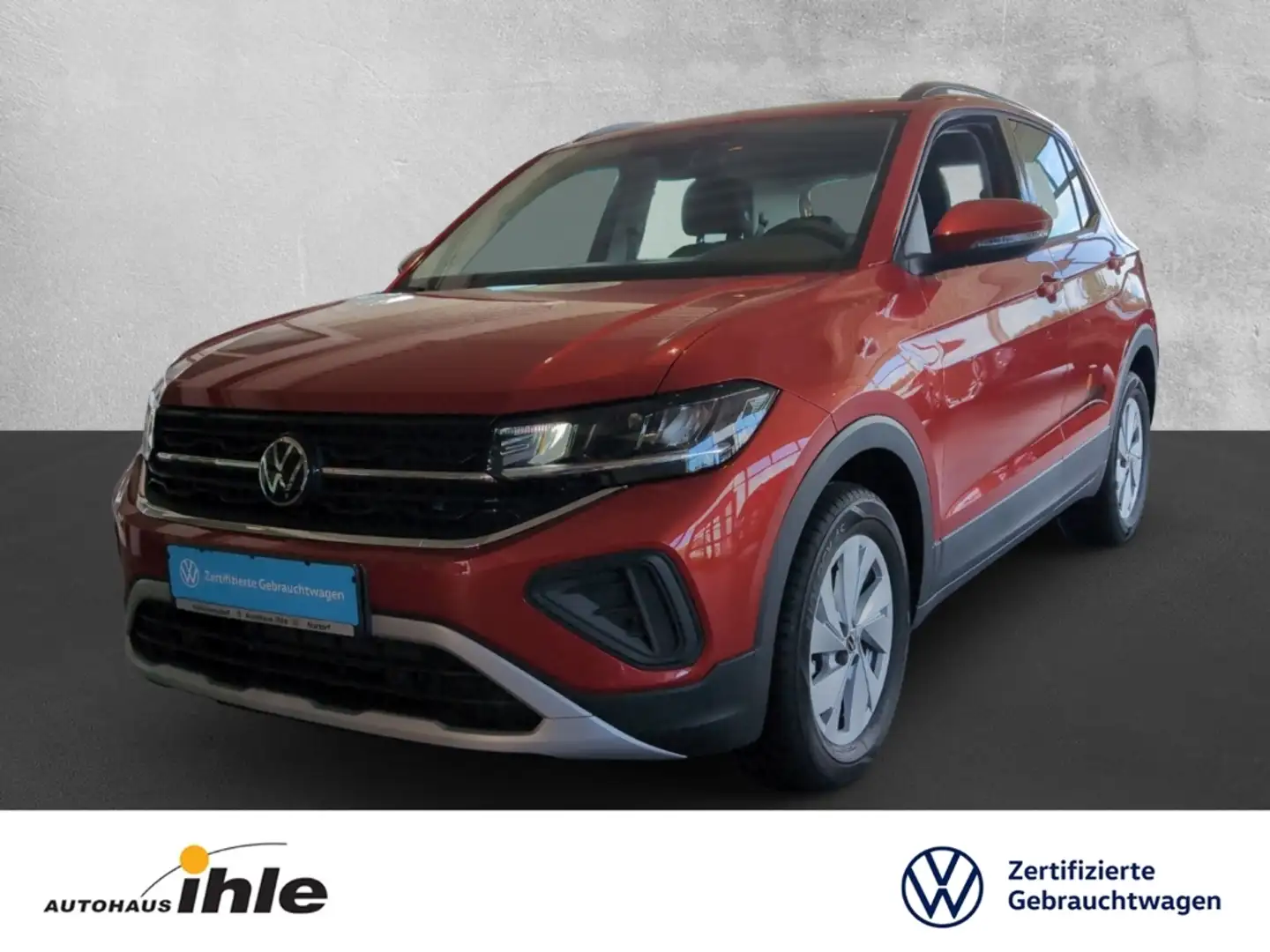 Volkswagen T-Cross 1,0 TSI Life AHK+GJ-REIFEN+CLIMATRONIC Red - 1