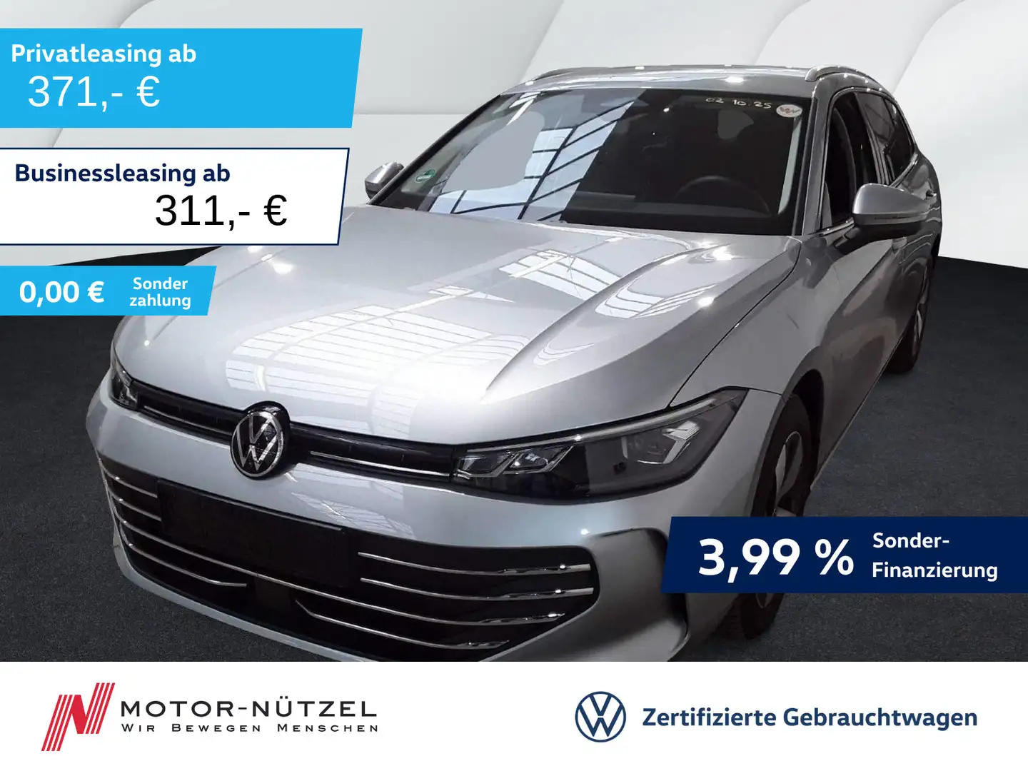 Volkswagen Passat Variant 2.0 TDI DSG BUSINESS LED+NAVI+AHK Silber - 1