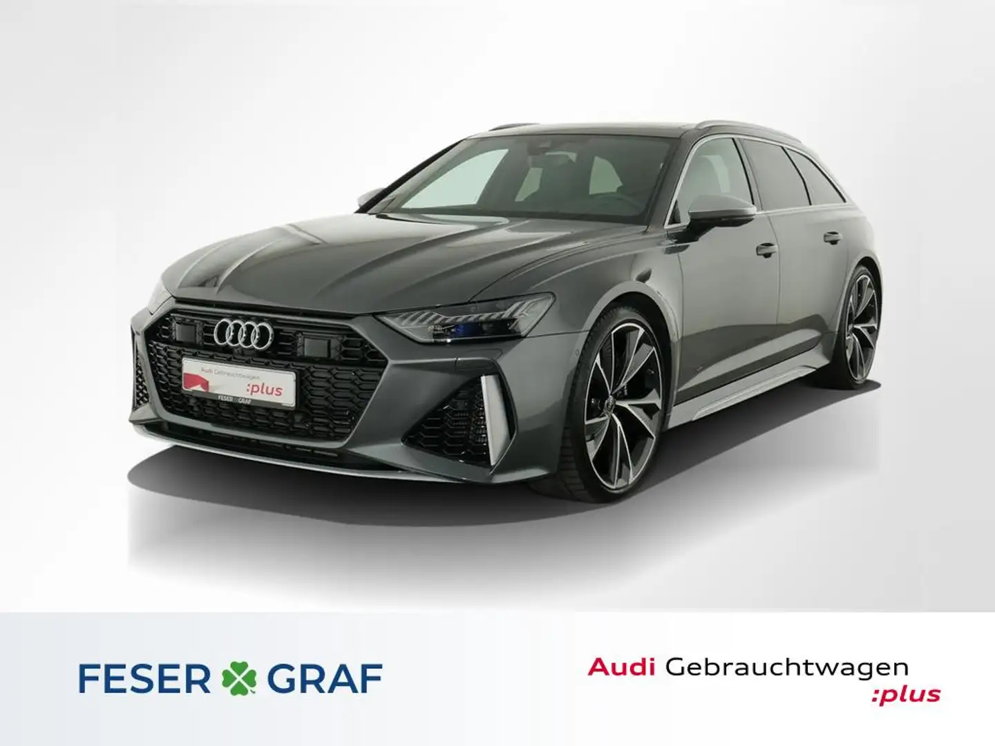 Audi RS6 AHK/Pano/matrix/Sportabgas/B&O/HuD/360° Grau - 1
