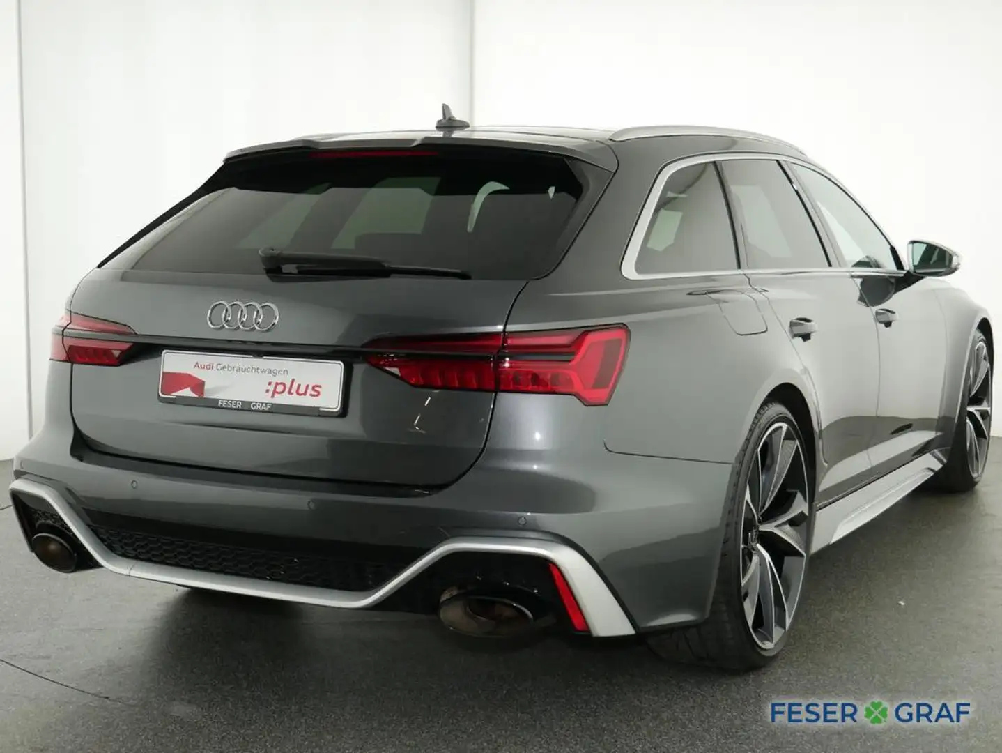 Audi RS6 AHK/Pano/matrix/Sportabgas Gris - 2