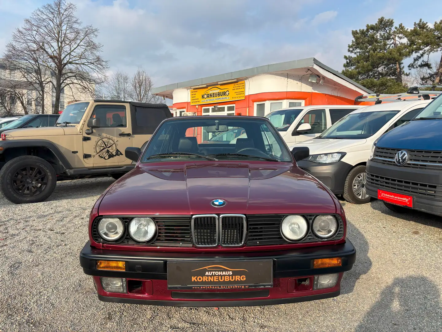 BMW 318 E30 Cabrio **LEDER**RARITÄT** Rouge - 2