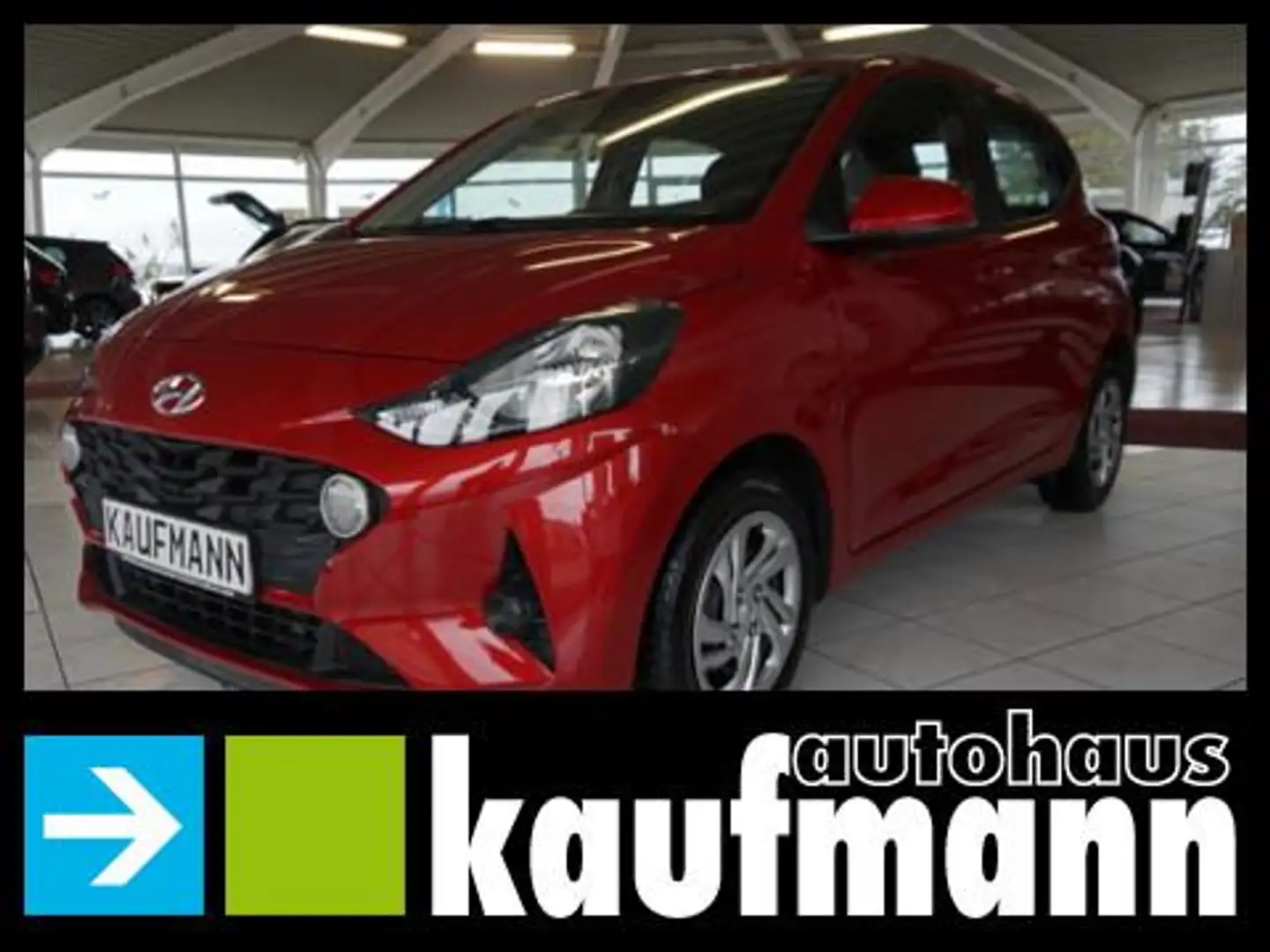 Hyundai i10 I10 1,0 AUTOMATIK KLIMA ZV TEMPOMAT BLUETOOTH Rojo - 1
