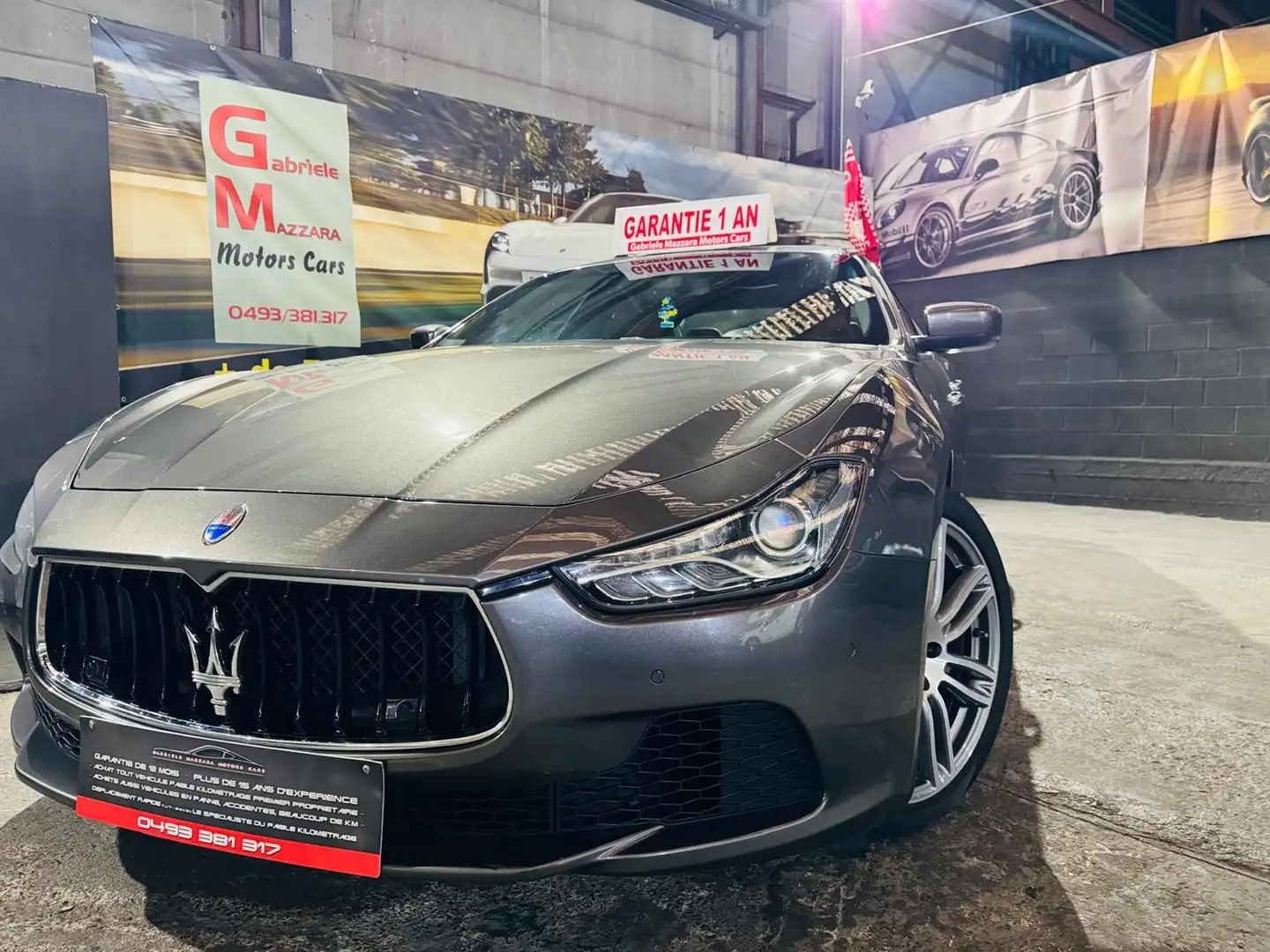 Maserati Ghibli 3.0DGPS Xénon J.A Cuir chauffant Grau - 1