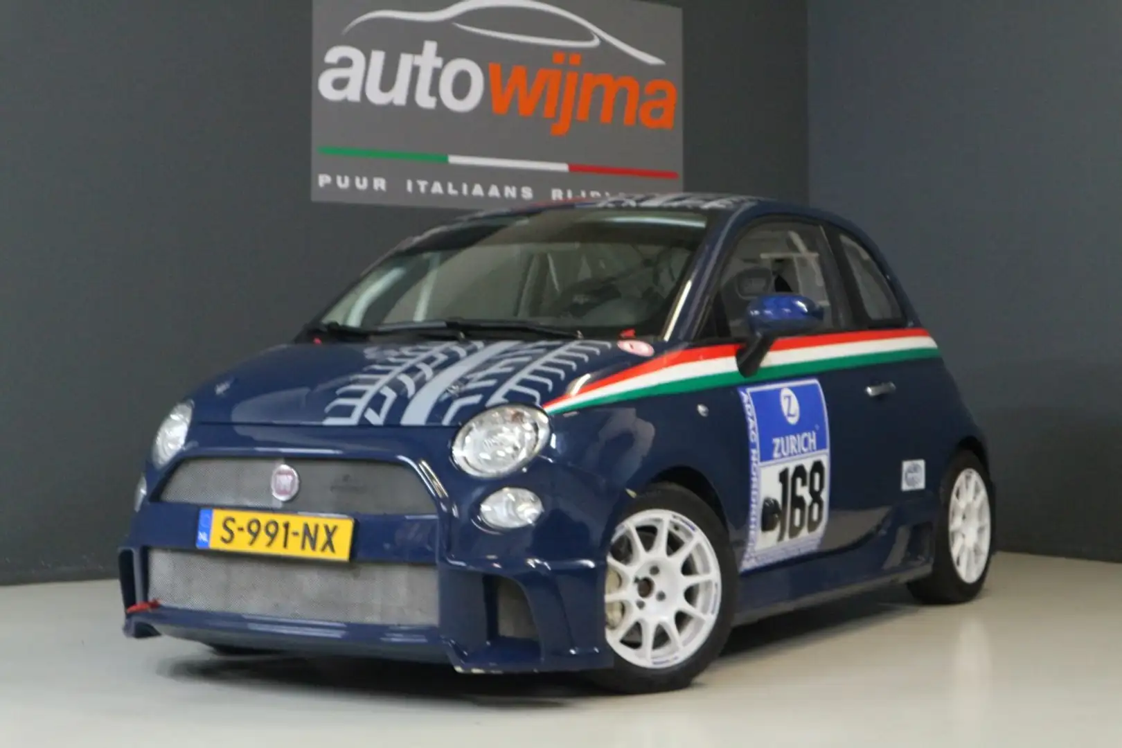 Fiat 500 1.4-16V R 24h-Spezial (Nw. APK) Volledig omgebouwd Blauw - 1