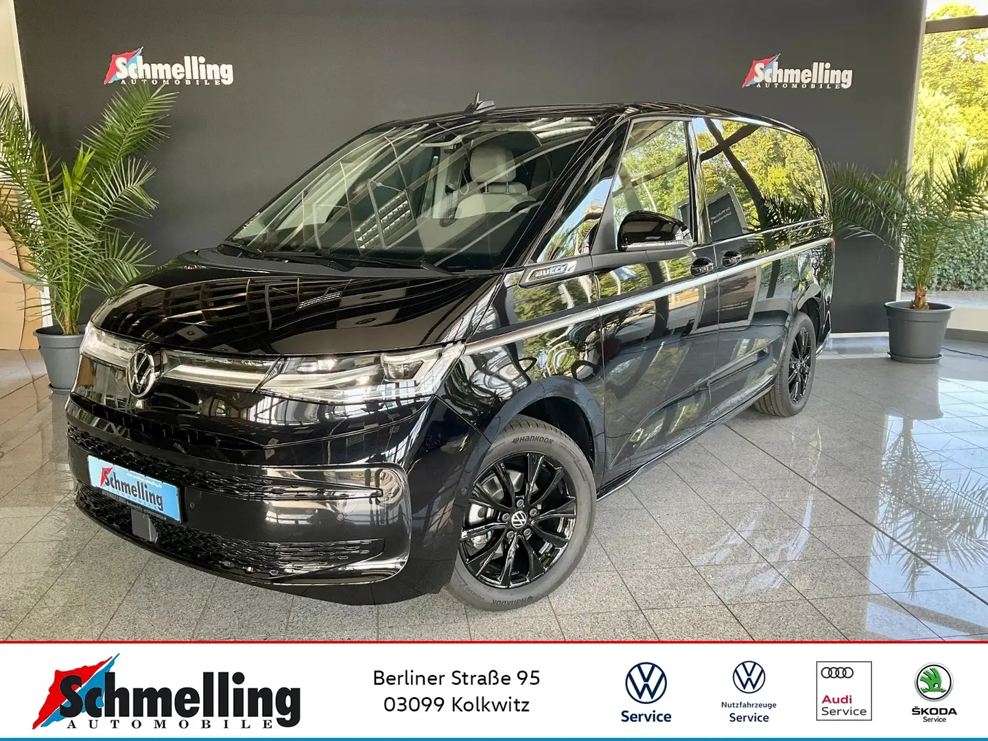 Volkswagen T7 Multivan 2.0 TDI DSG Style lang AHK PANO NAVI Schwarz - 1
