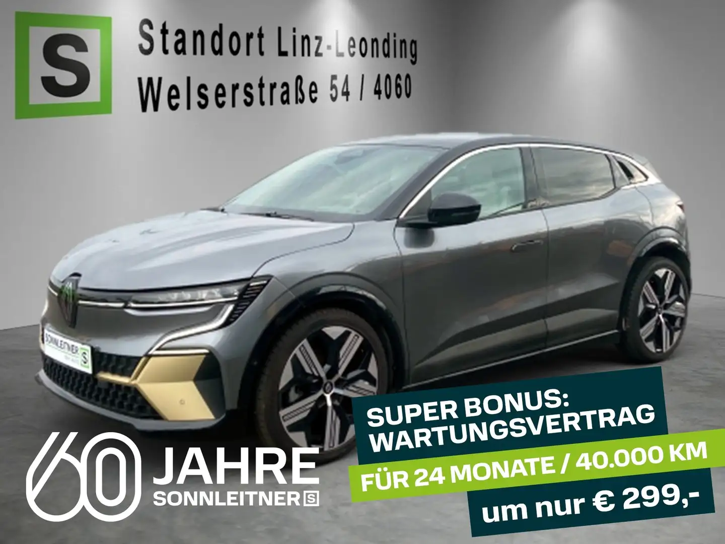 Renault Megane MEGANE E-Tech 100% Electric Iconic EV60 220hp optimum charge Grau - 1