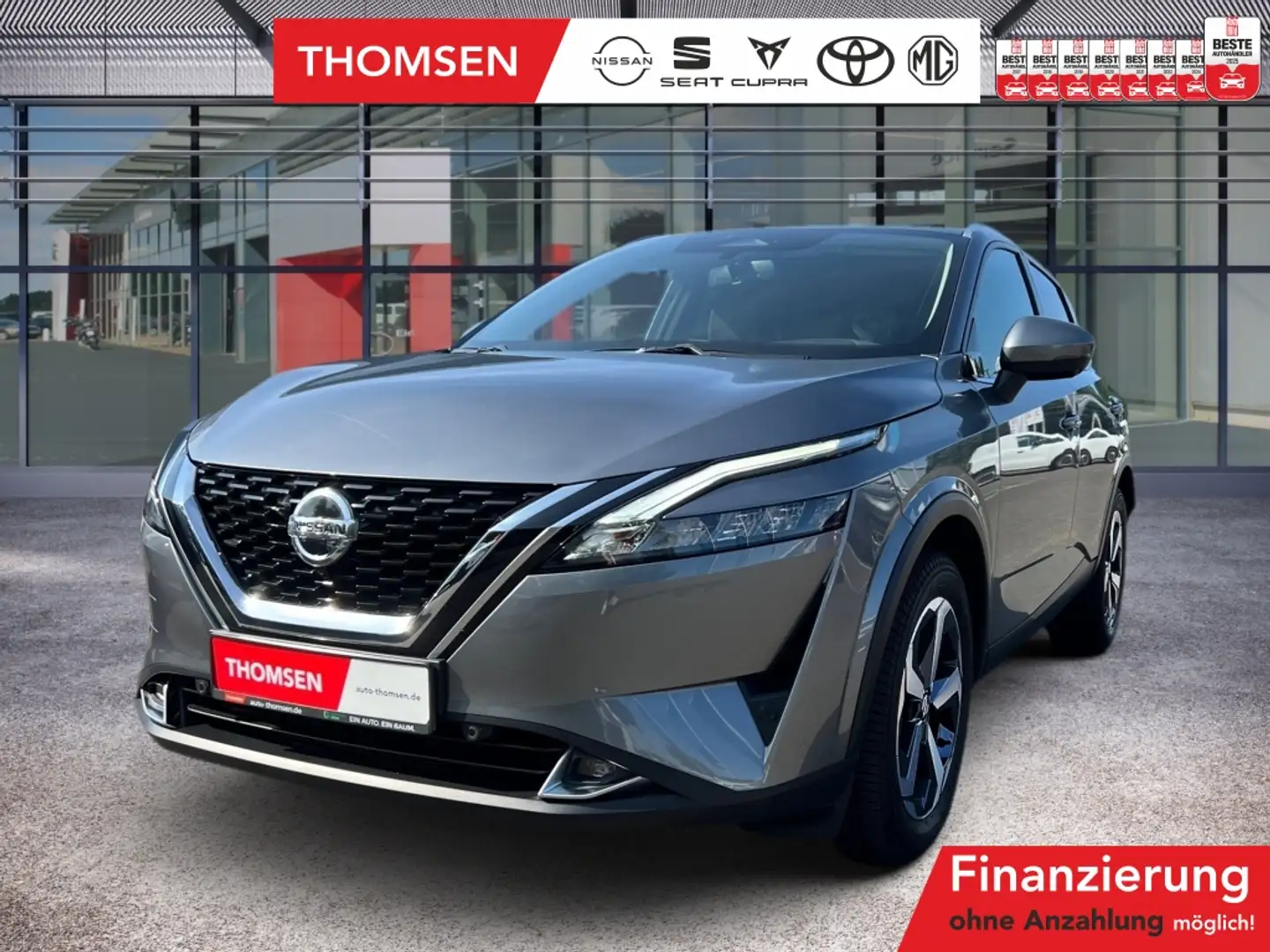 Nissan Qashqai 1.3 DIG-T MHEV N-Connecta ACC Navi LED Gris - 1