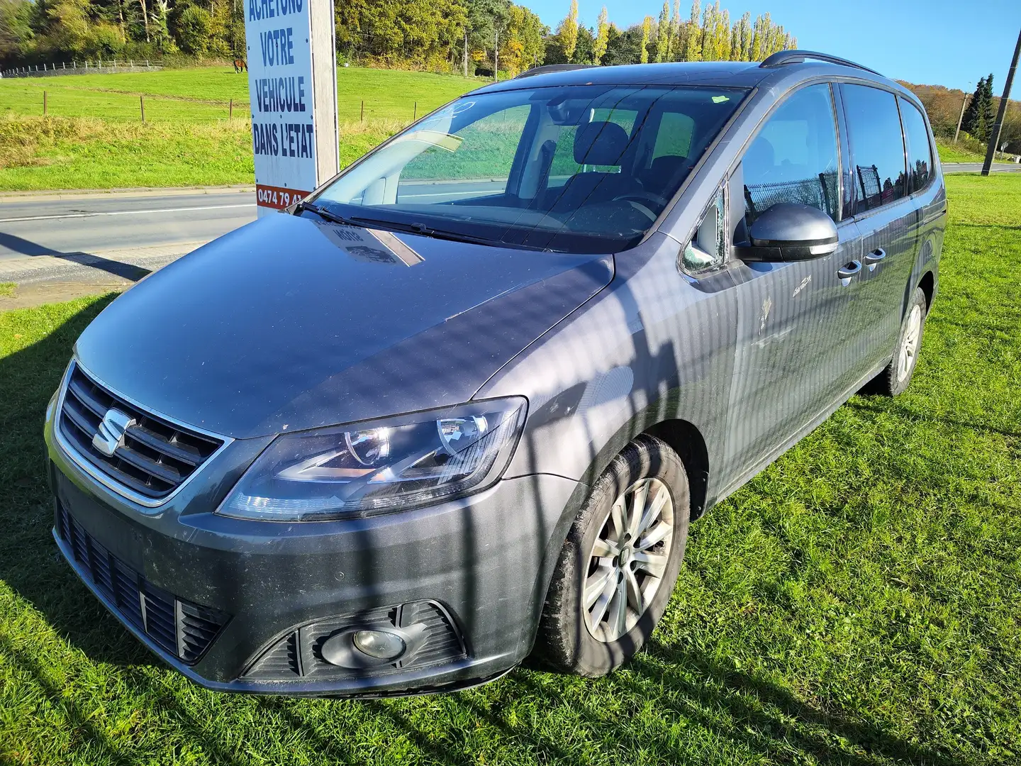 SEAT Alhambra Alhambra 2.0 CR TDi Style DSG Grijs - 1